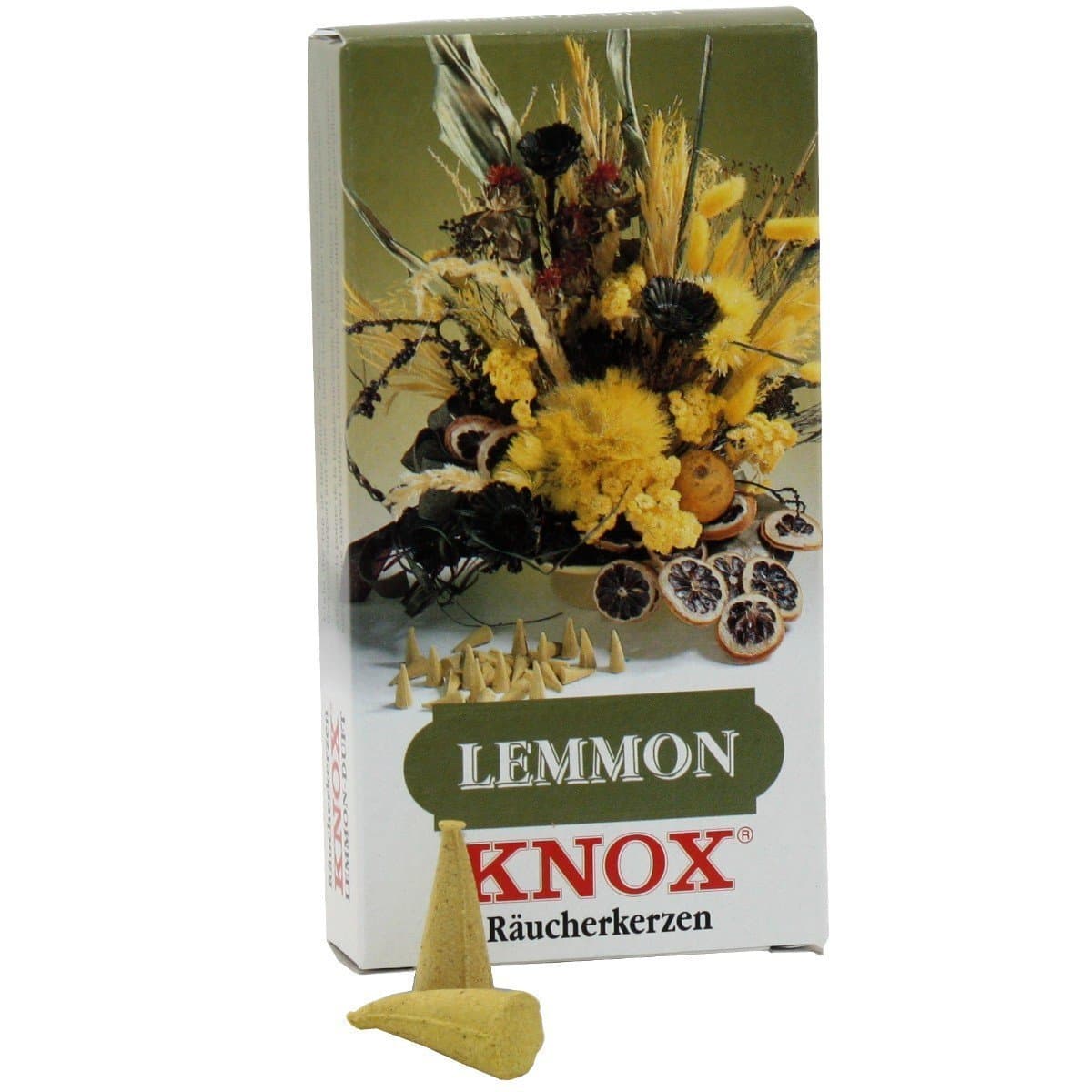 Sigro Knox Burners Lemon Incense Cones, Green, One Size