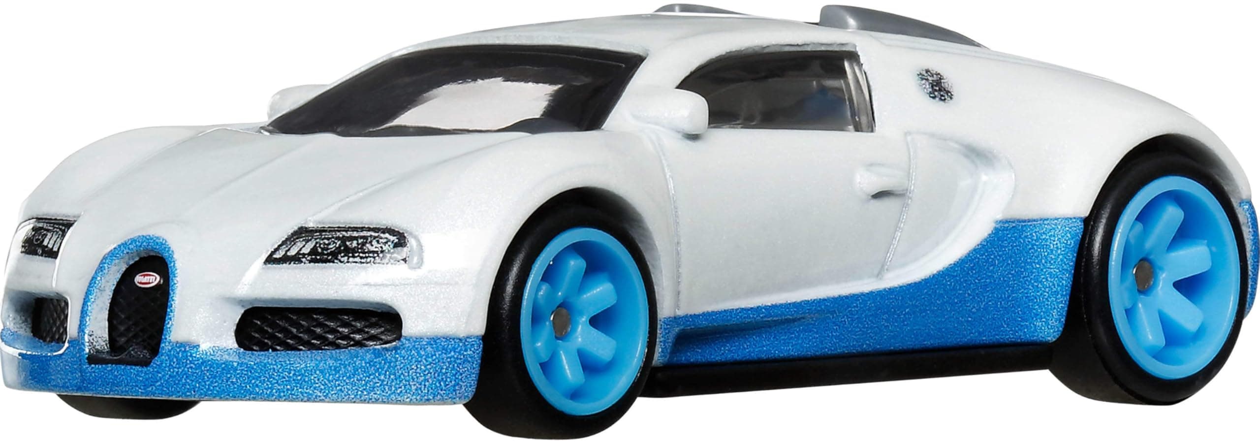 Premium Car Culture Collectible Toy Car, 1:64 Scale Die-Cast Bugatti Veyron, Hammer Drop Vehicle with Real Riders Tires