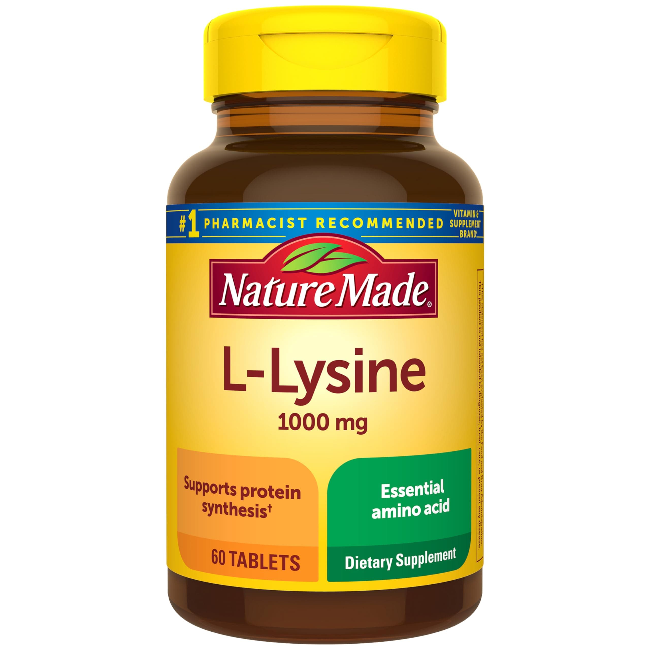L-Lysine 1000 mg 60 Tablets