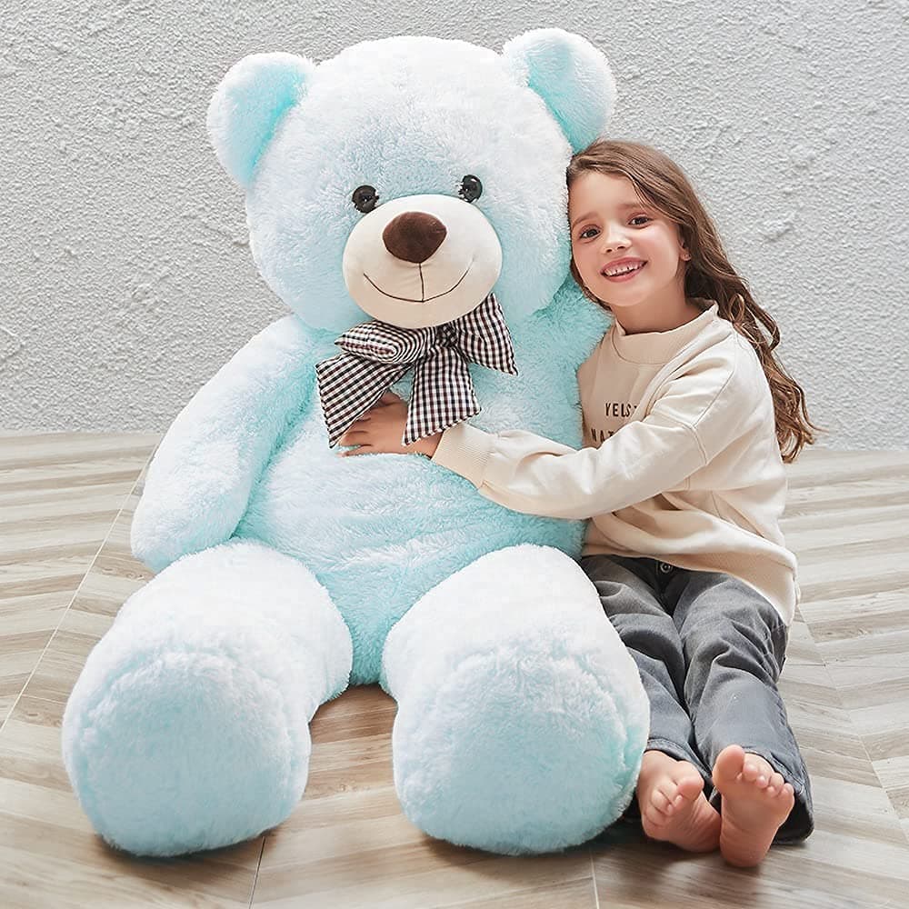 MaoGoLan Giant Big Anniversary Teddy Bear 47 inch Huge Oversized Stuffed Naimal 4 Feet Gift for Girls Girlfriend Boys Wife