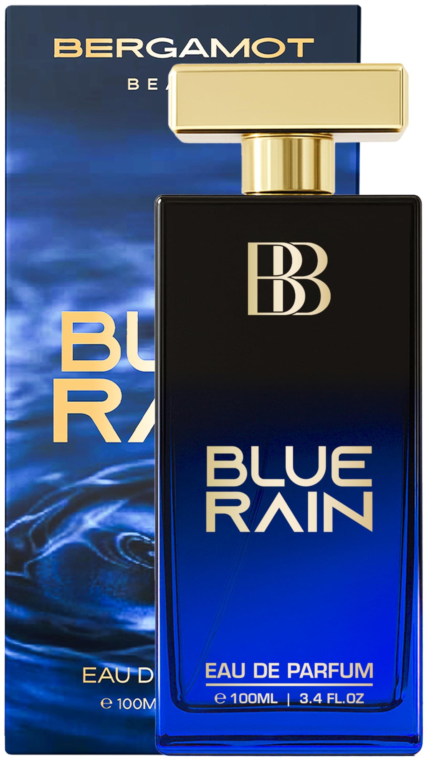 Blue Rain Eau De Parfum Men, 100ml | Long Lasting Perfume for Man | Premium Luxury Fragrance Scent | Valentines Day Gifts for Men with Aquatic and Musk | Long Lasting Smell