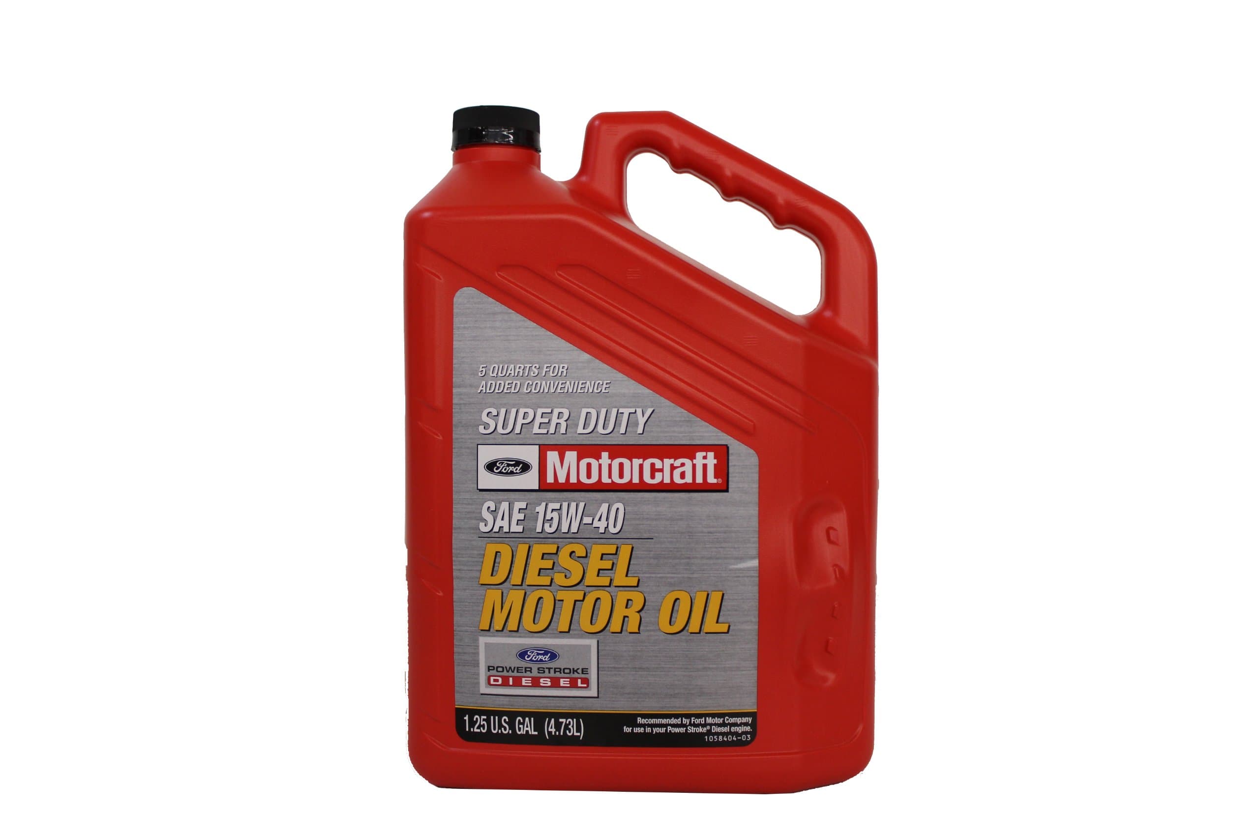 Genuine Ford Accessories (XO-15W40-5QSD) SAE 15W-40 Super Duty Diesel Motor Oil - 5 Quart
