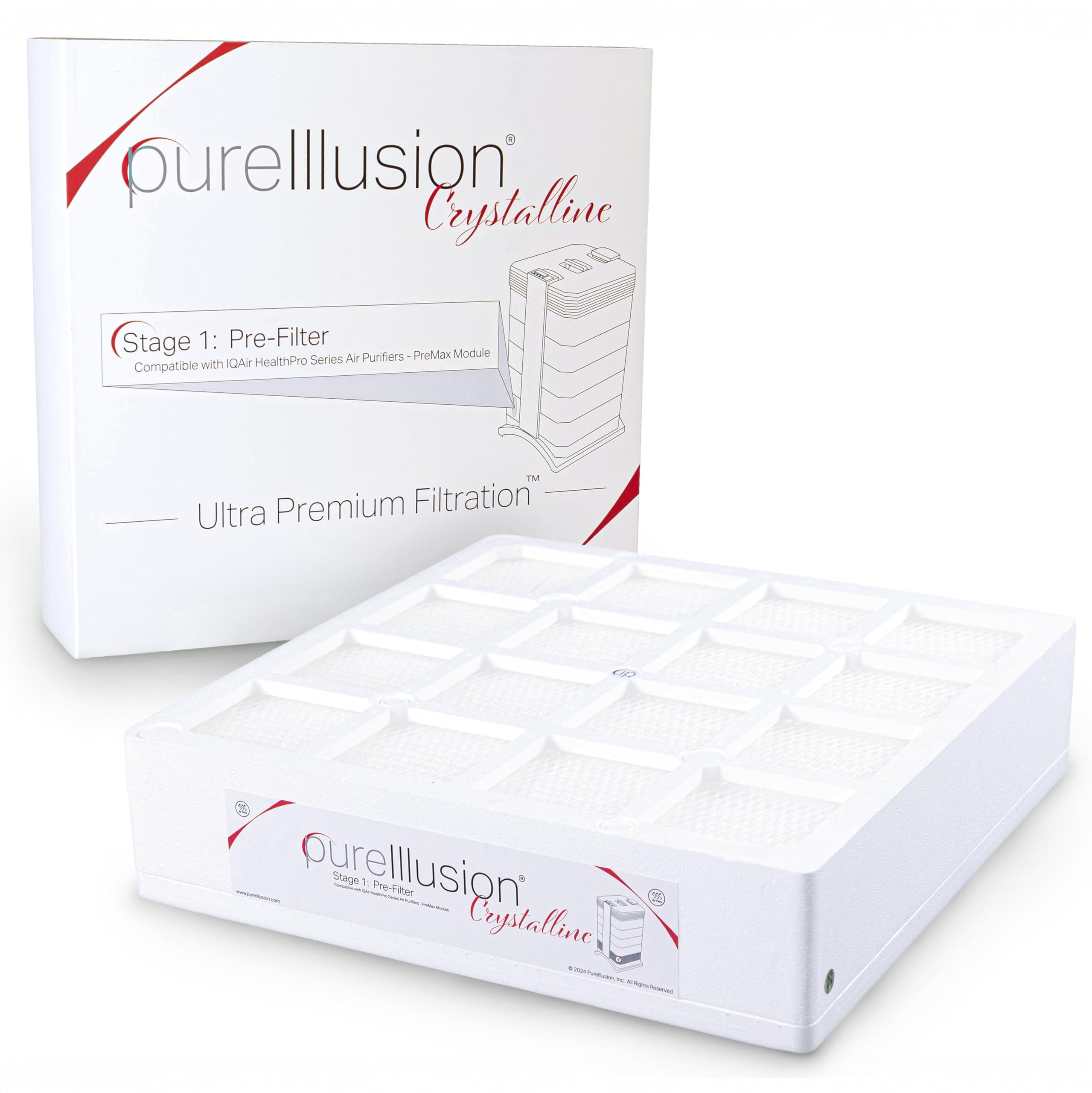 Scientifically Tested Filter for IQAir HealthPro Series Air Purifier - Ultra mium Filter fits Max Module - Genuine Crystalline Filter