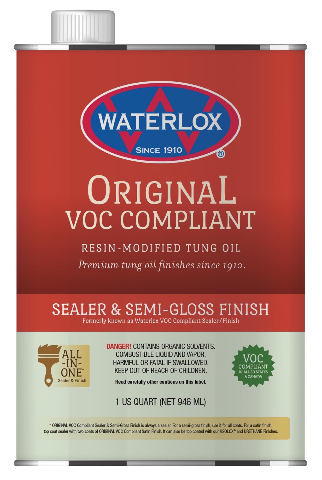 Original Sealer Finish, 350 VOC, Quart, 32 Fl Oz