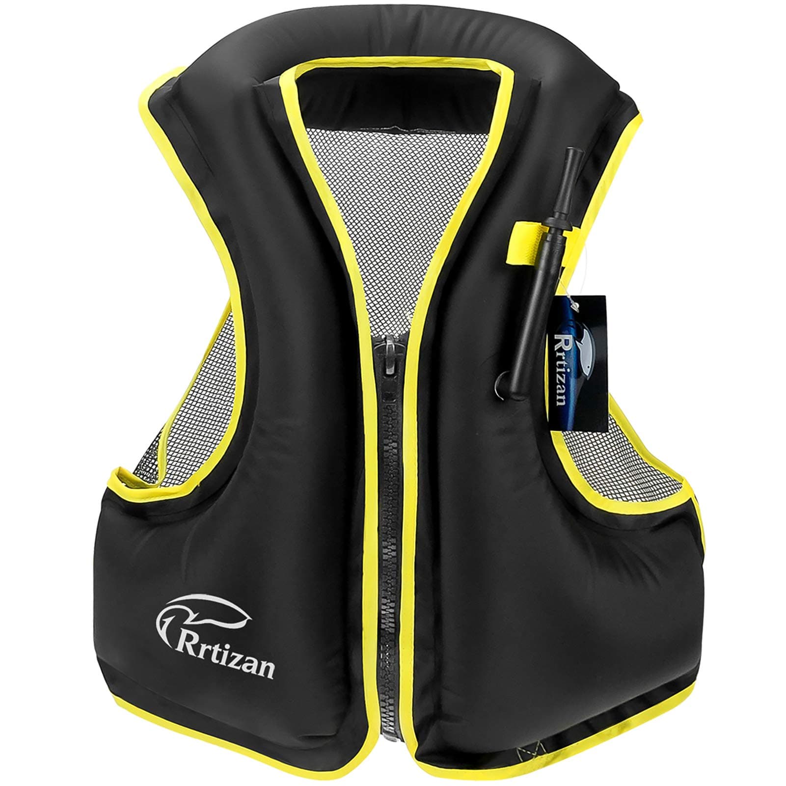 Rrtizan Inflatable Snorkel Vest for Adult, Travel Snorkeling Vest for Swimmin...