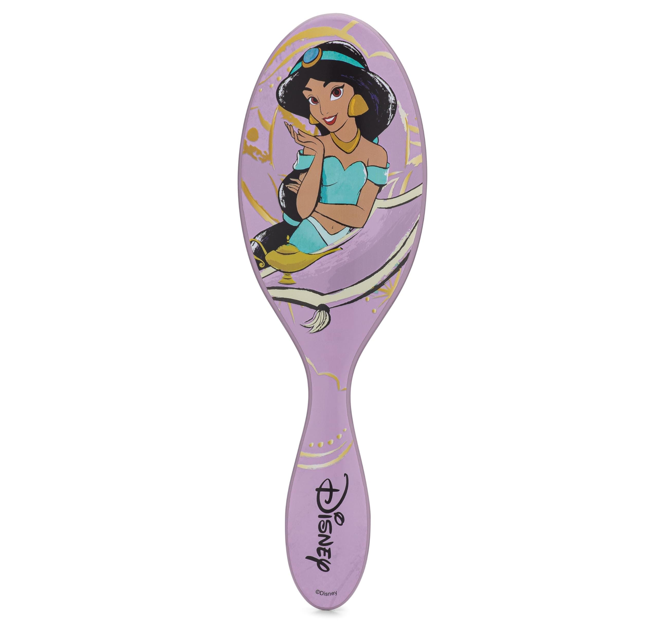 Wet Brush Disney Original Detangler Hair Brush, Jasmine (Elegant Princess) - Ultra-Soft IntelliFlex Bristles - Detangling Brush Glides Through Tangles (Wet Dry & Damaged Hair) - Women & Men