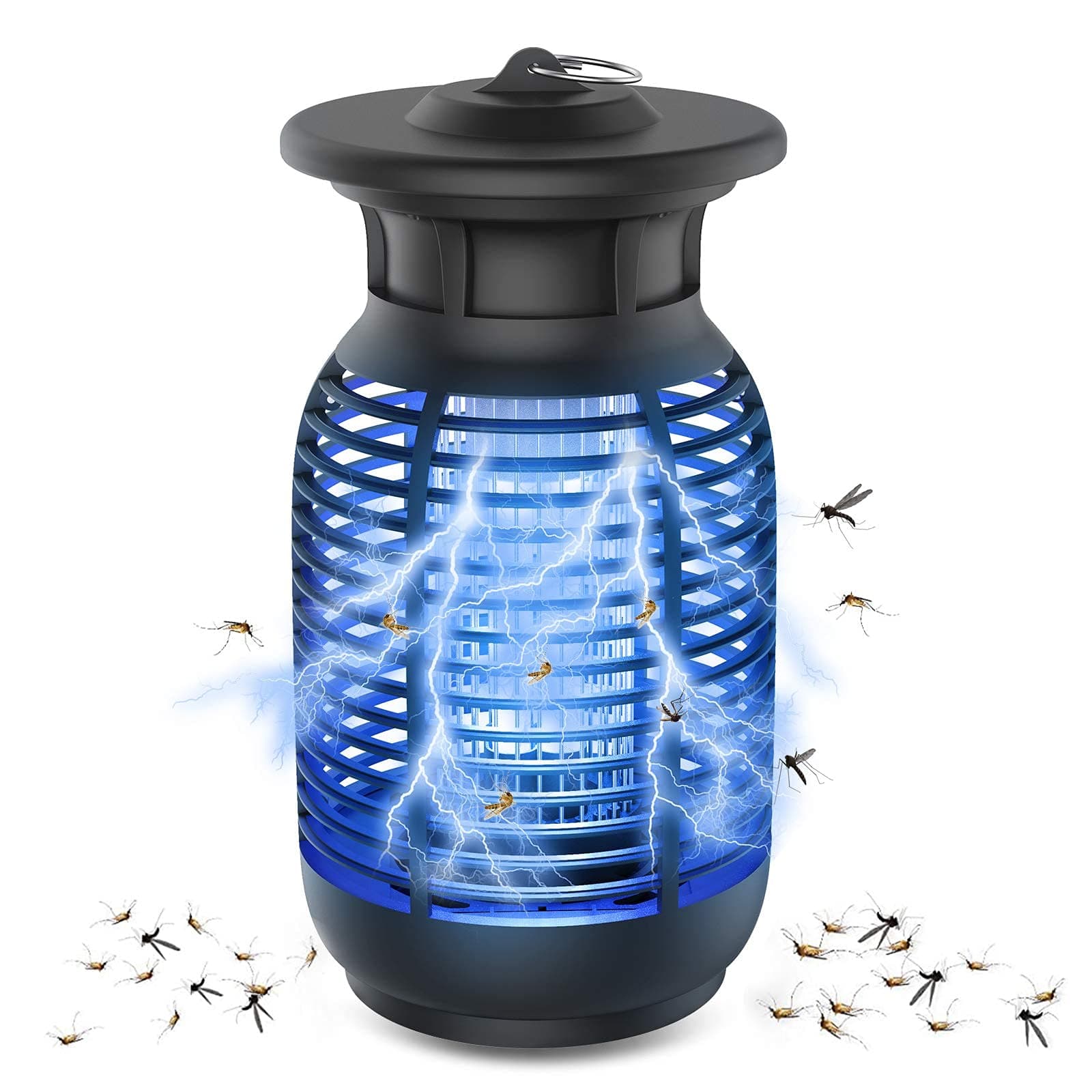 ALLBIZ Bug Zapper, Electric Mosquito Killer, Fly trap Indoor and Outdoor, Powerful Electric Bug Zapper, Fly Zapper with Blue Lights Mosquito Killer Lamp for Home, Garden, Patio