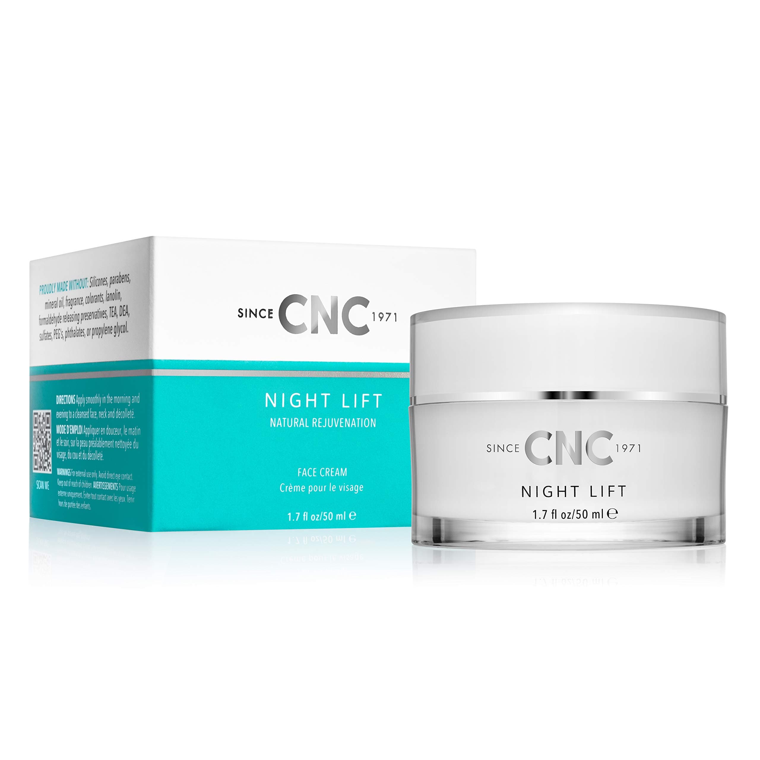CNC Night Lift Luxury Face and Wrinkle Cream to Visibly Reduce Vertical Lines and Wrinkles, Soften and Firm, and Fight Environmental Stress Symptoms - 1.7 fl. oz