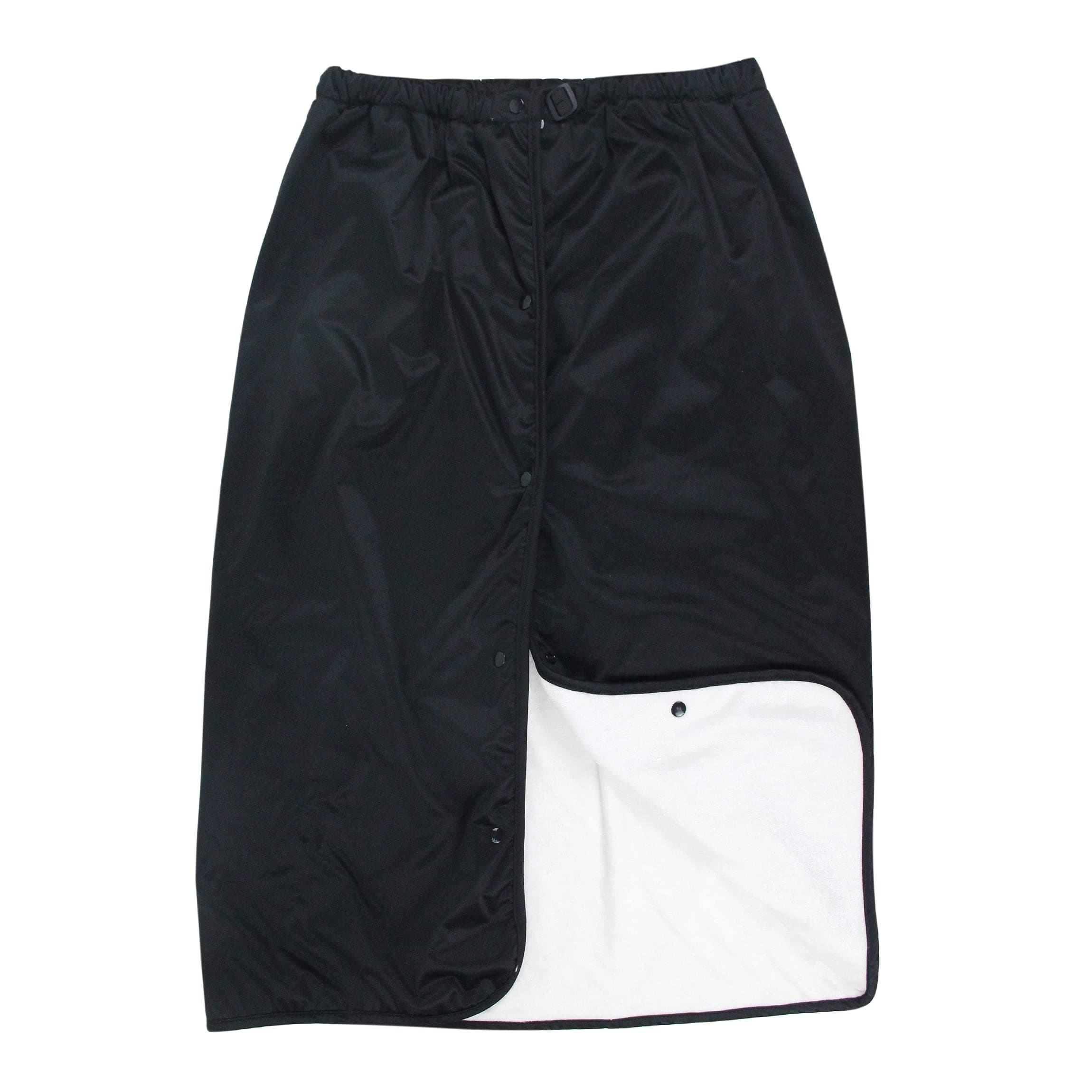 Large Cotton Wearable Incontinence Bed Pads Washable - Adult Diaper Skirt for Highly Absorbency - Washable Bed Mats for Bedwetting - Reusable Incontinence Bed Mattress Mats for Adults, Kids (Black)