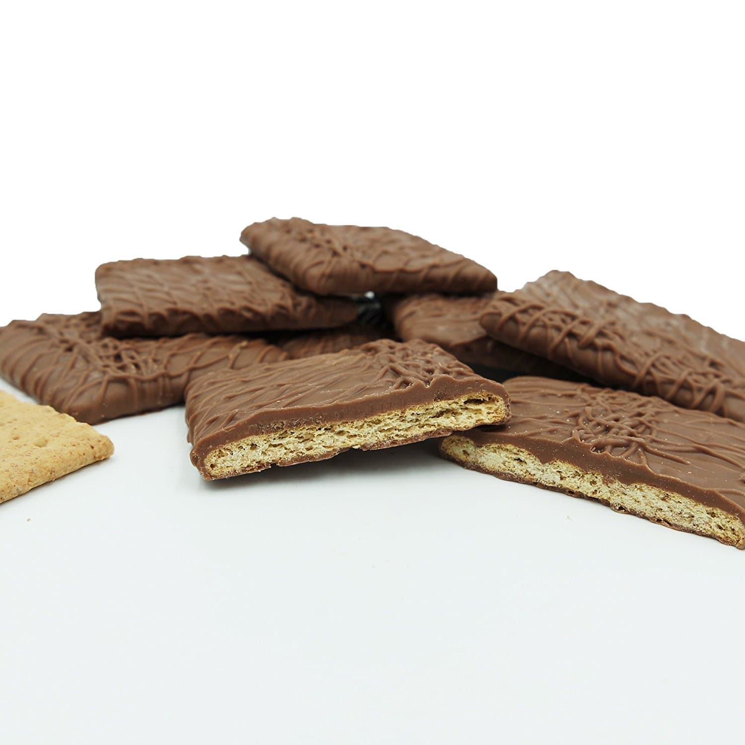 Honey Graham Crackers, Milk Chocolate Covered 1 Pound Gift Box