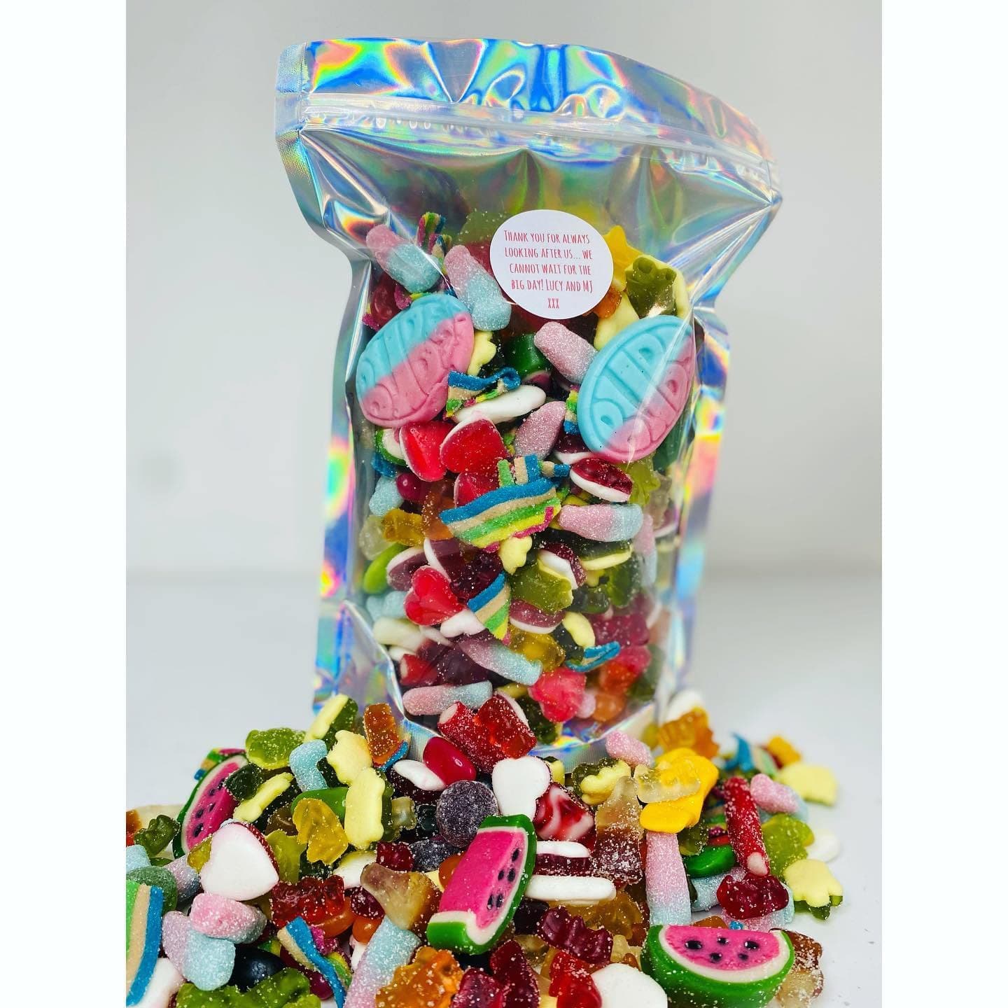 1 Kg Pick 'n' Mix Sweets! Jelly Sweets, Chewy Sweets, Perfect Treat for, Sweet Gift, Birthday Gift, Lockdown Gift, Christmas Gift, Stocking Filler, Personalised Gift.