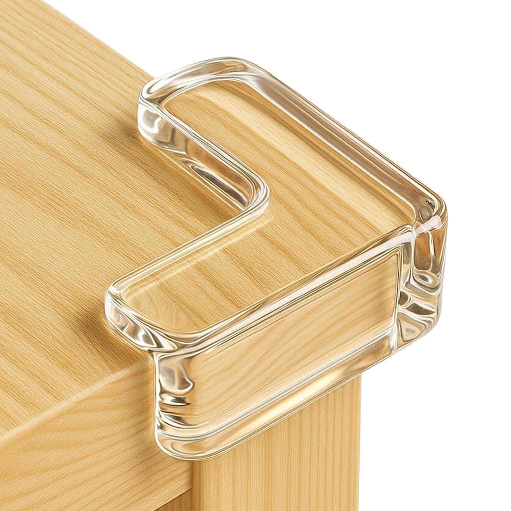 Silicon Corner Protector for Sharp Edges, Table Corners Edge Protector, Baby Proofing Edge & Corner Guards