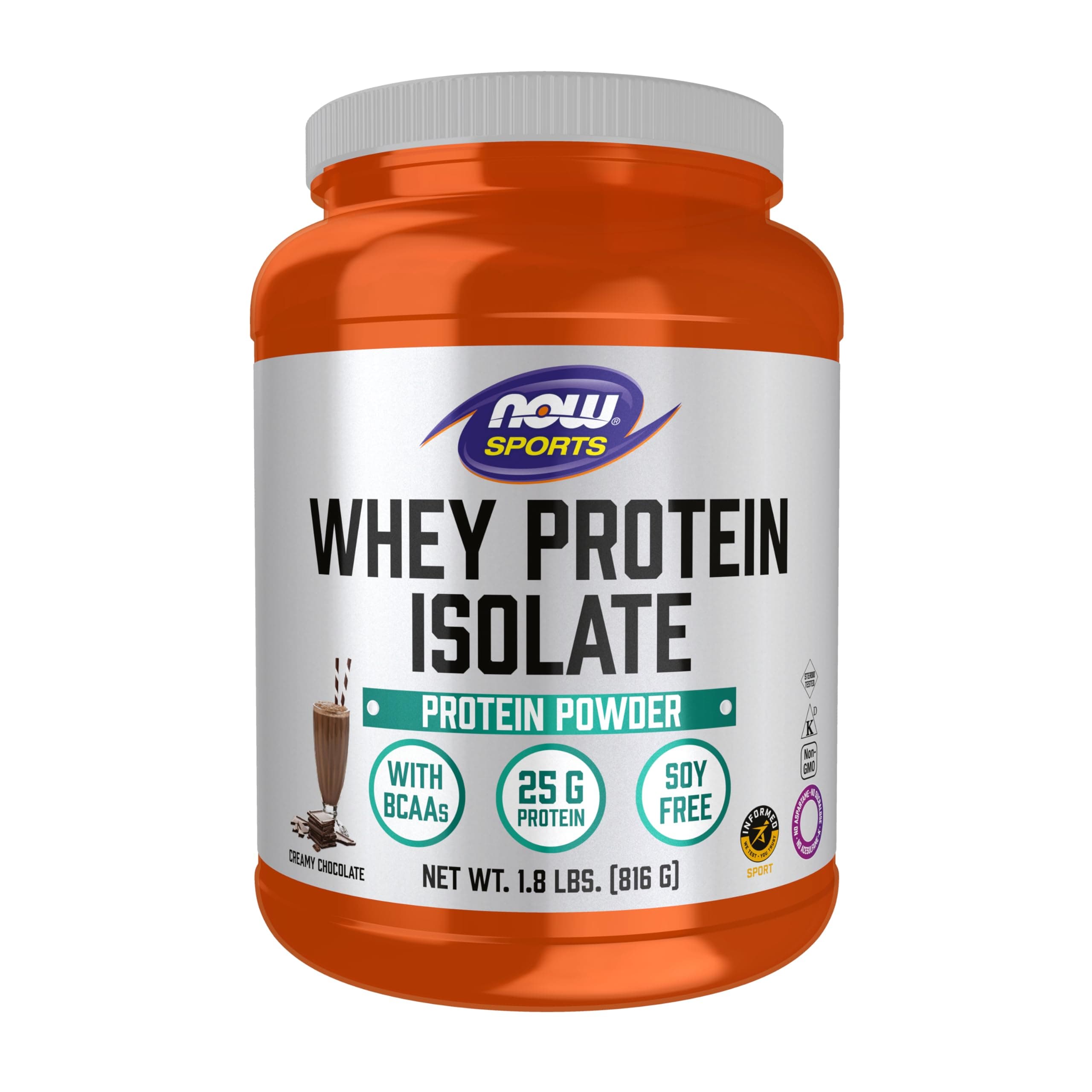 Whey Protein Isolate Protein Powder Chocolate, 816g