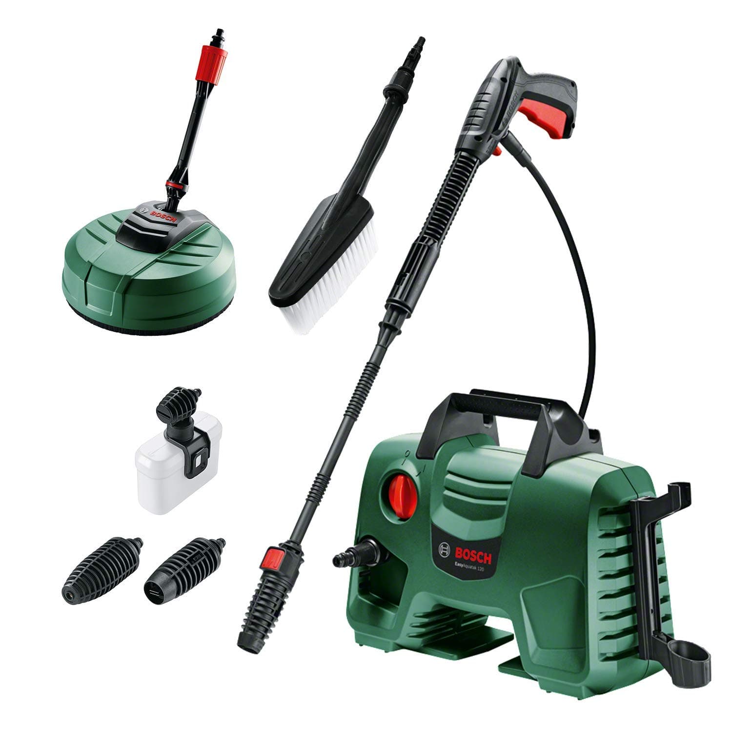 06008A7972 High Pressure Washer EasyAquatak 120 (1500W, Home and Car Kit Included, Max. Flow Rate: 350l/h, in Cardboard Box) - Amazon Exclusive, Green, 37.5 cm*40.0 cm*20.0 cm