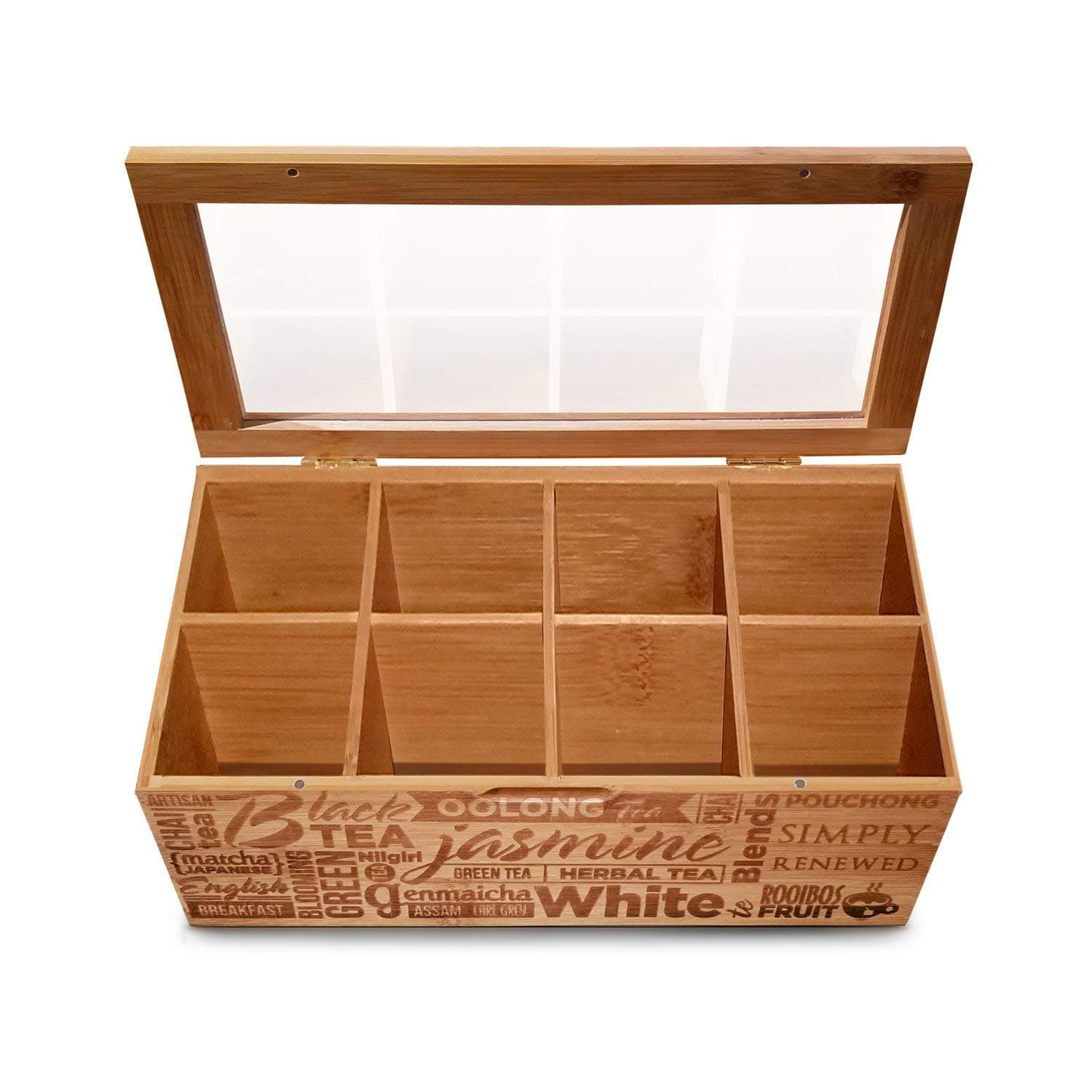 Simply Renewed Tea Box Storage Tea Bag Organizer
