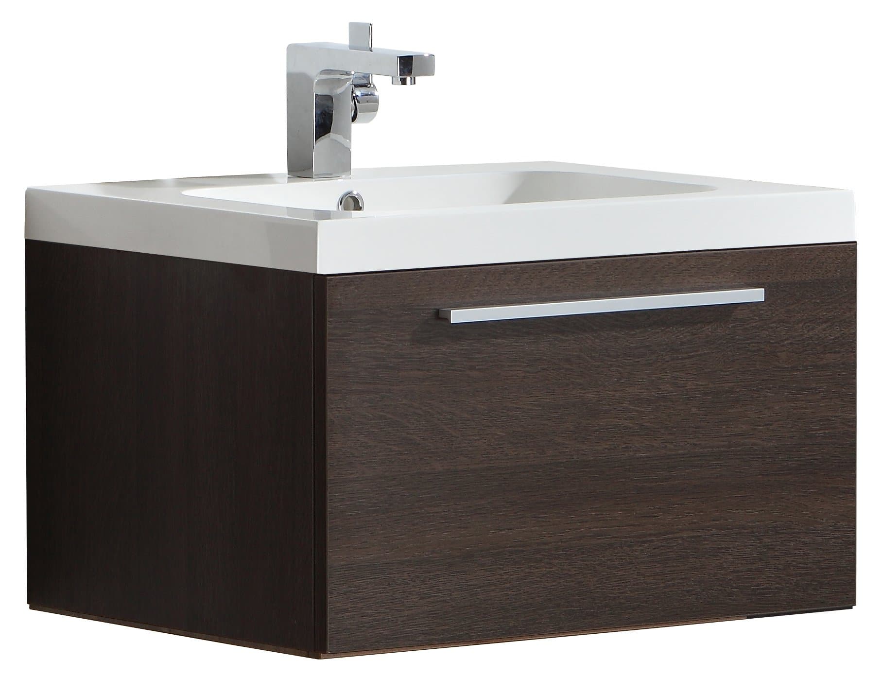 RELAX V60 A Relax Vanity with Synthetic Marble Sink, Alamo Oak