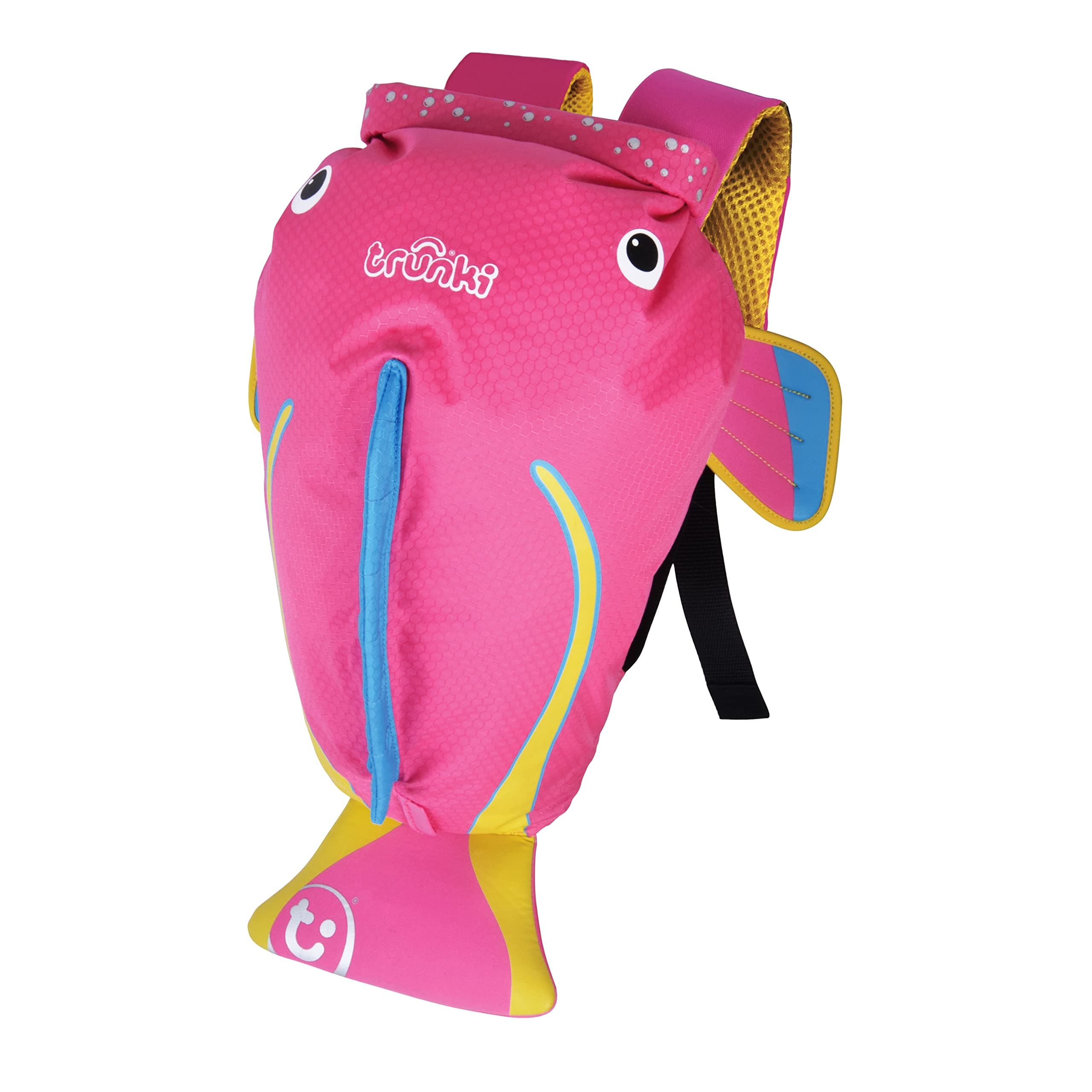 Trunki PaddlePak Waterproof Kids Swim Bag - Coral Tropical Fish (Pink)