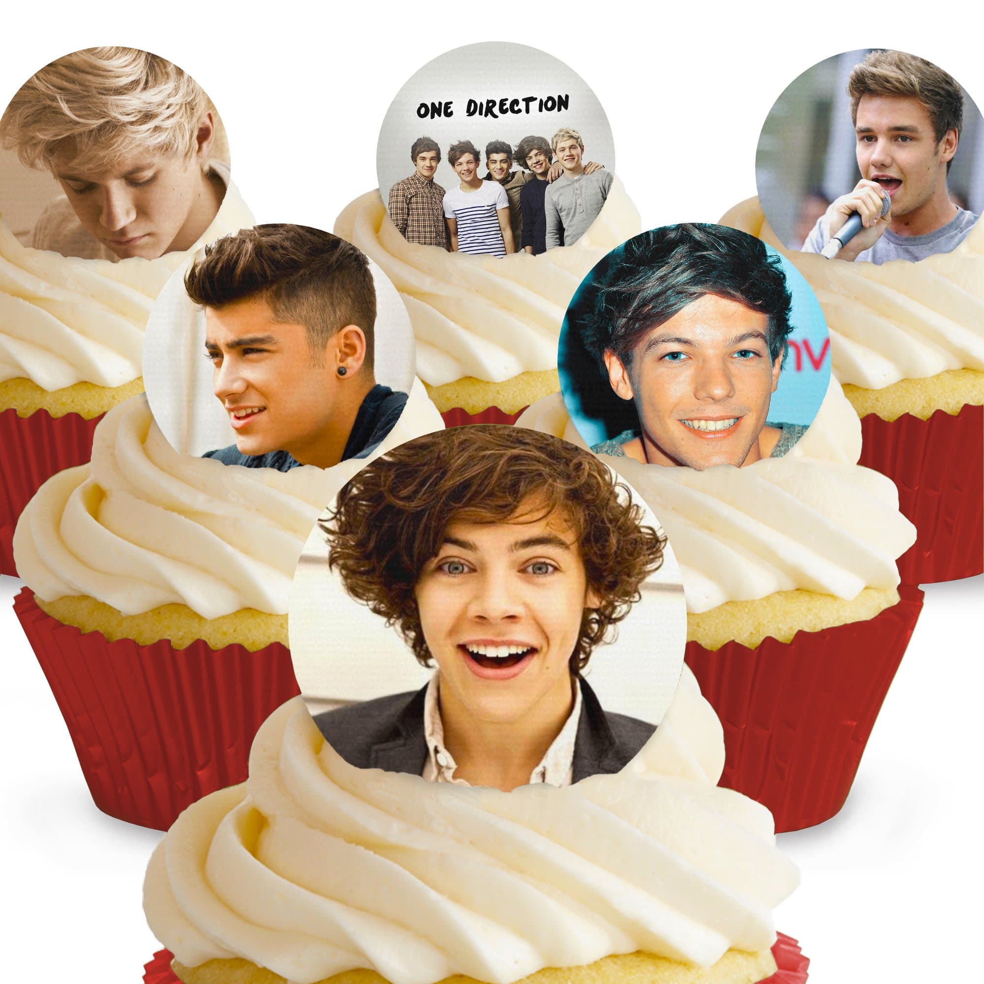 Cakeshop 12 x PRE-CUT 1 Direction Edible Cake Toppers