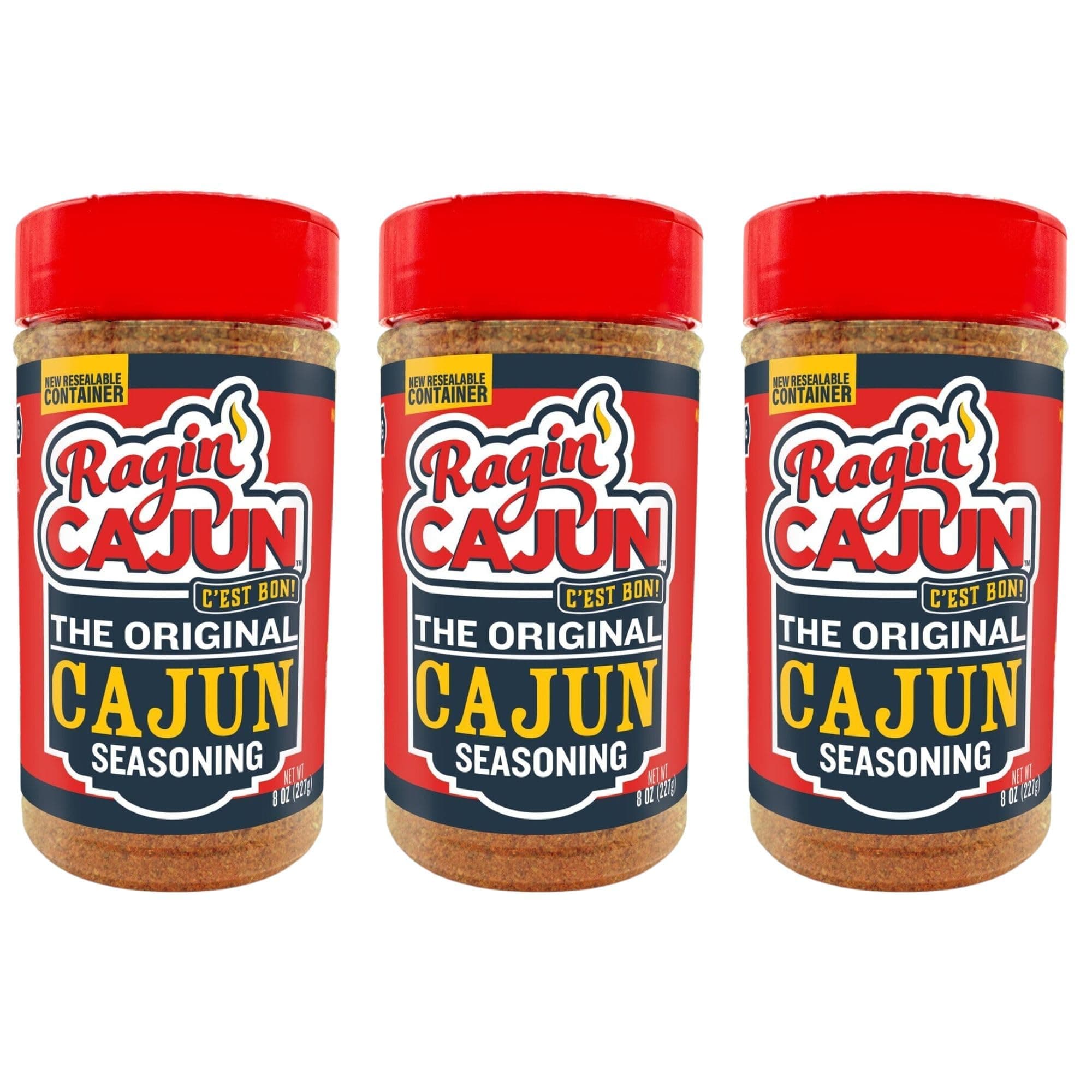 All Purpose Original Cajun Seasoning 8 oz Ragin' Cajun (Pack of 3)