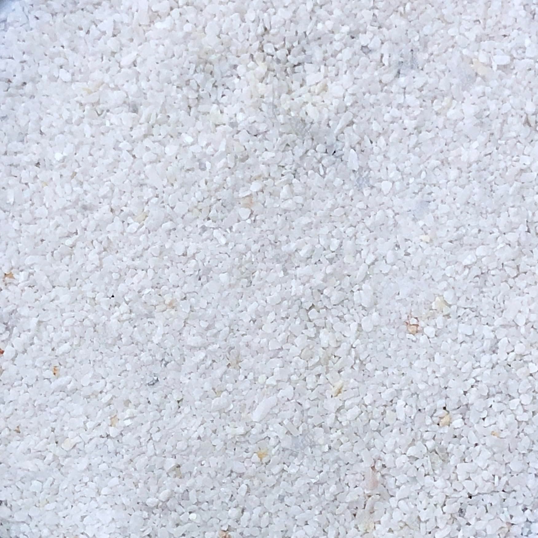 Snow-White Marble Chips Gravel Stone Size (0.5-1mm) for Garden Plants Succulents Vase Aquariums Landscape Indoor-Outdoor raw material for construction materials, Terrazzo Floorings (Pack of 1 Kg)