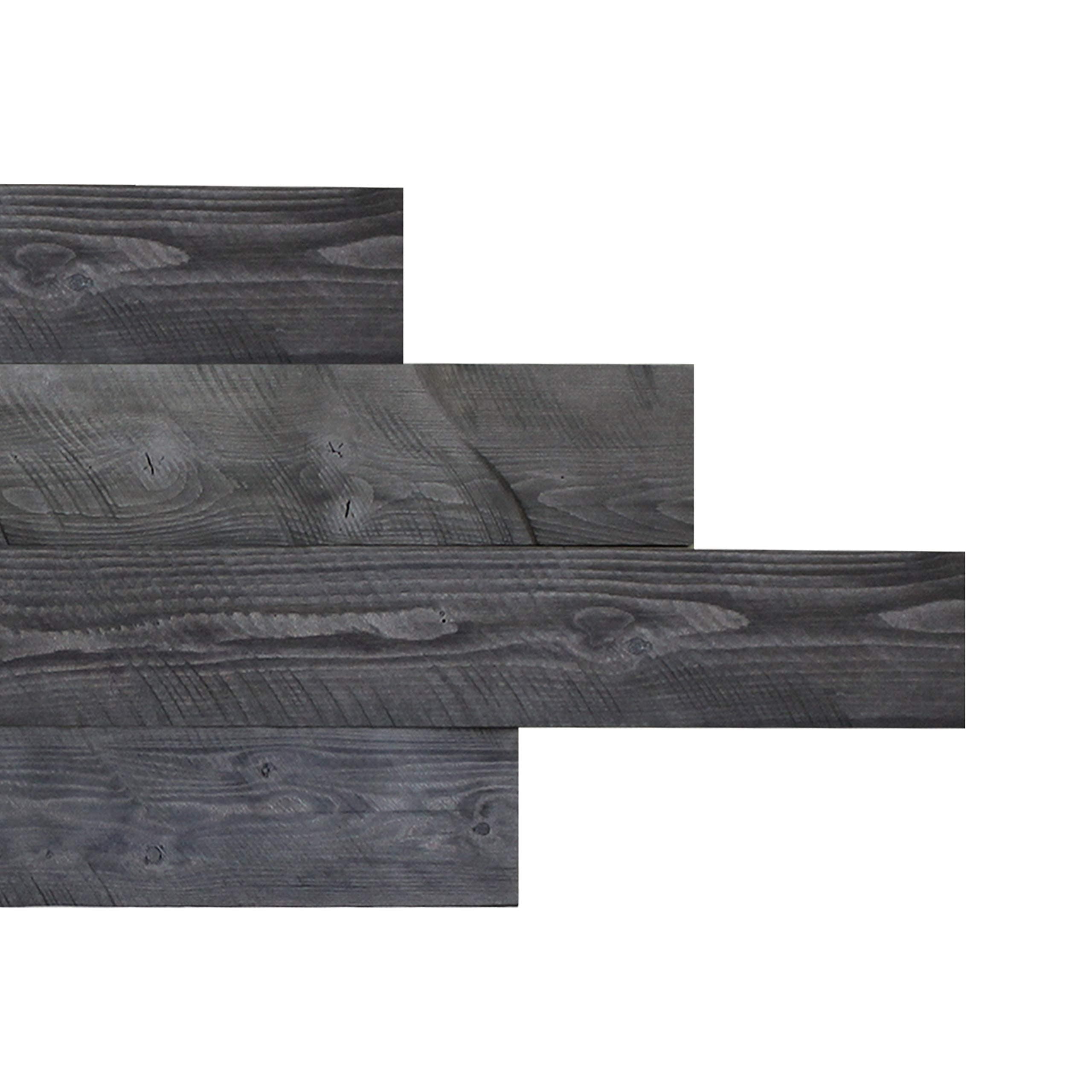 Easy Peel and Stick Wood Wall Paneling/Reclaimed Rustic Barn Wood Wall Planks/Self Adhesive Weathered Wood Wall Panels