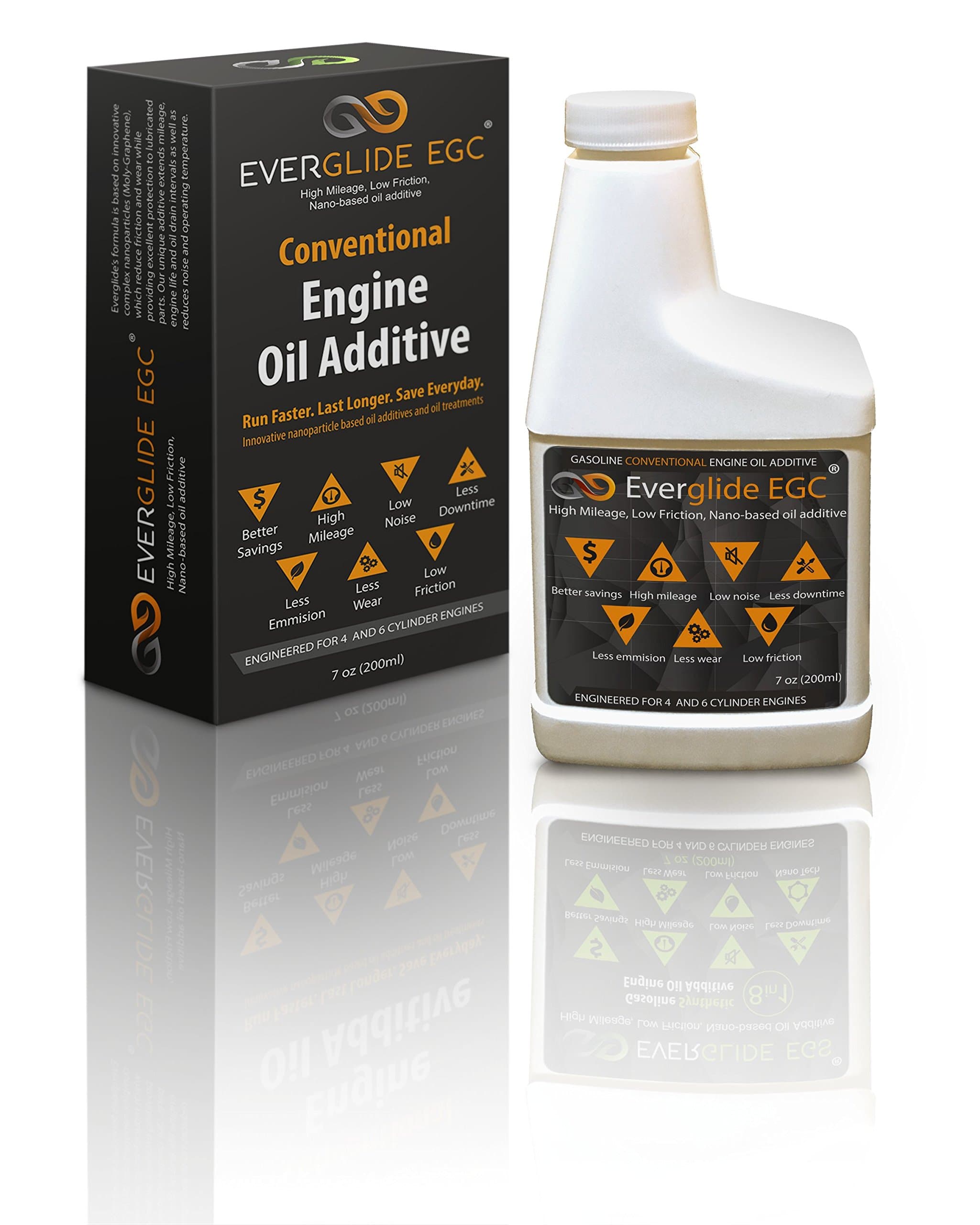 EGC Conventional Nano-Based Engine Oil Treatment. MPG Booster.