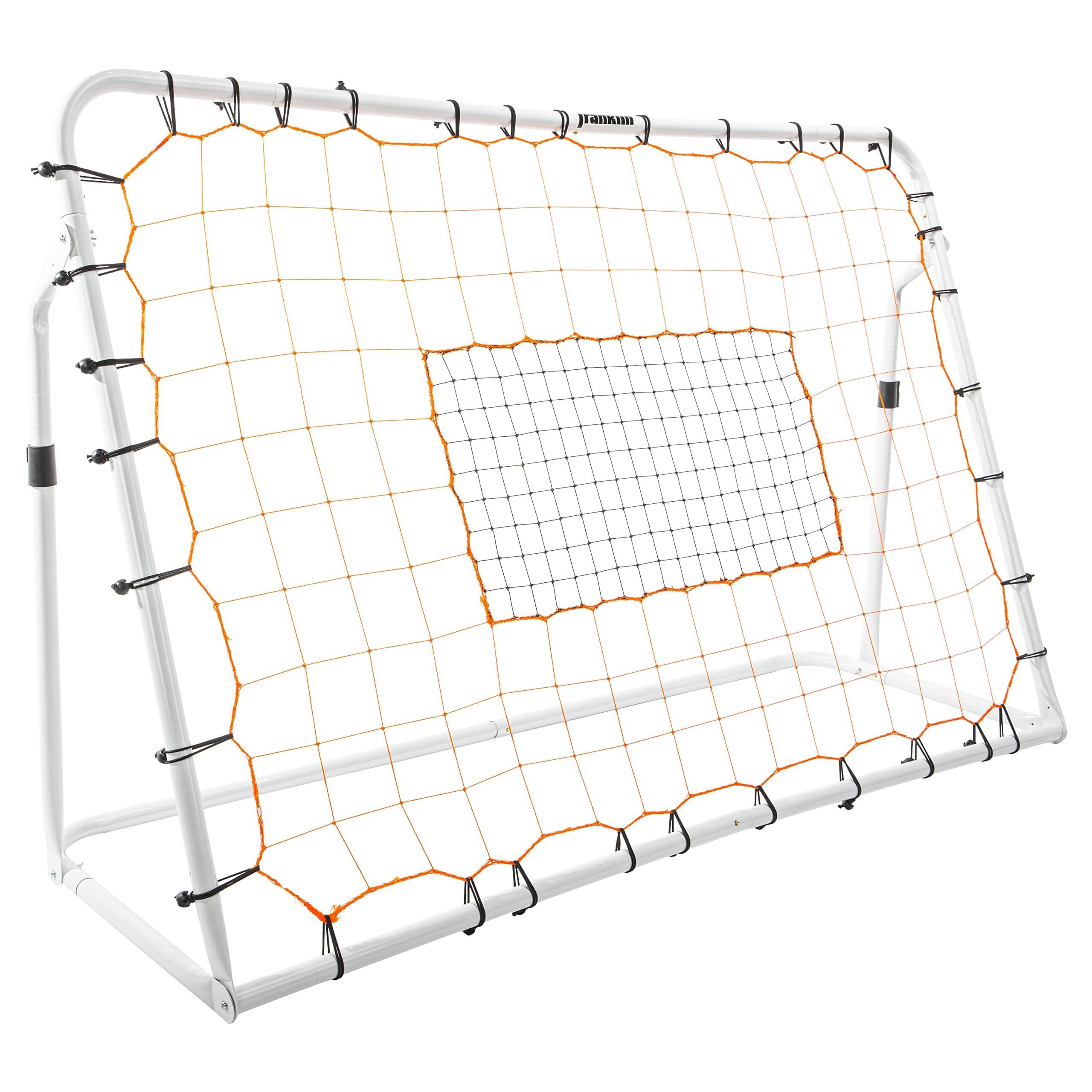 Franklin Sports Soccer Rebounder - Tournament Steel Rebounding Net - Perfect for Backyard Practice and Training - 12' x 6' & 6' x 4'