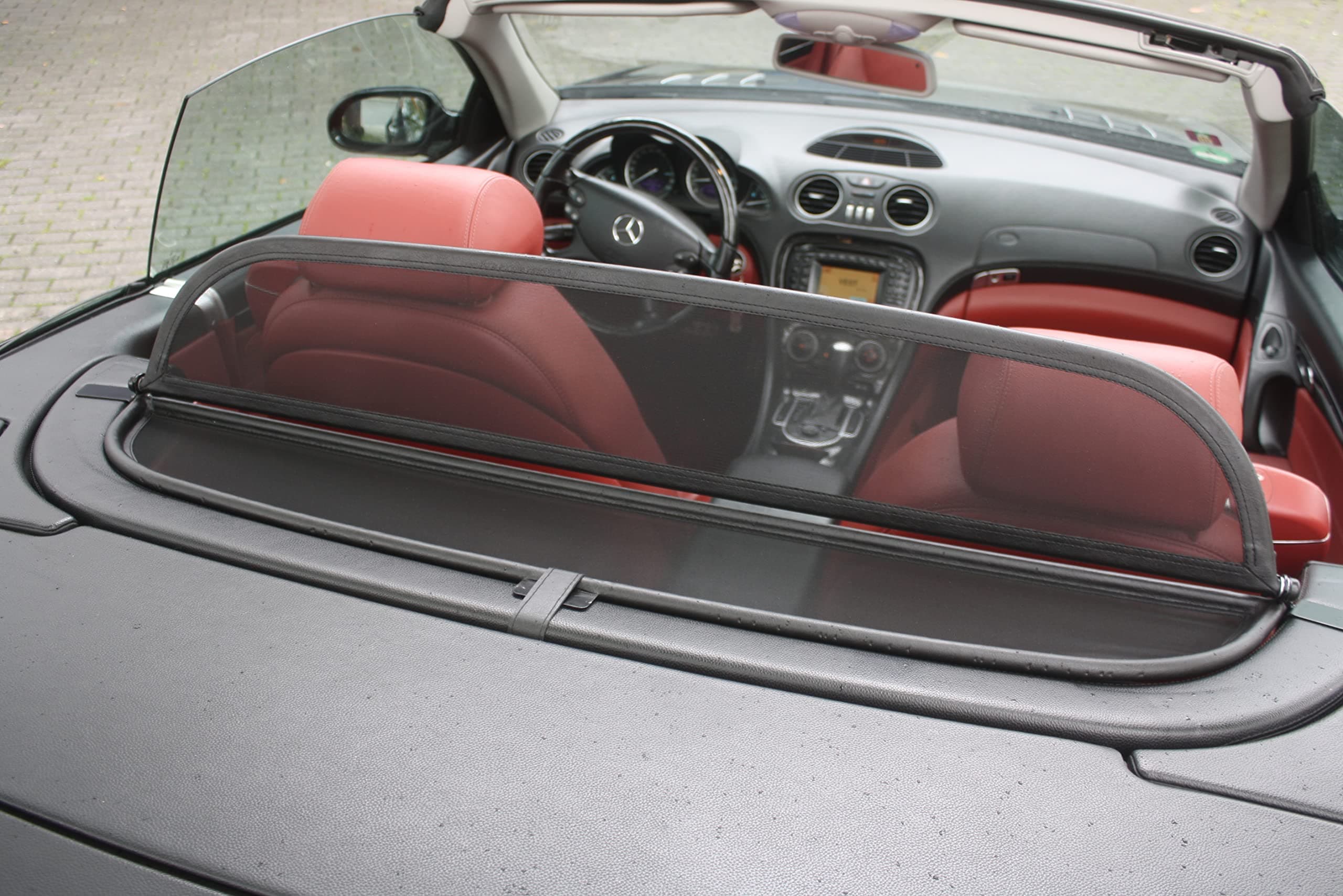 Airax wind deflector suitable for Mercedes SL R230 SL280, 300, 350, 500, 600, 55, AMG