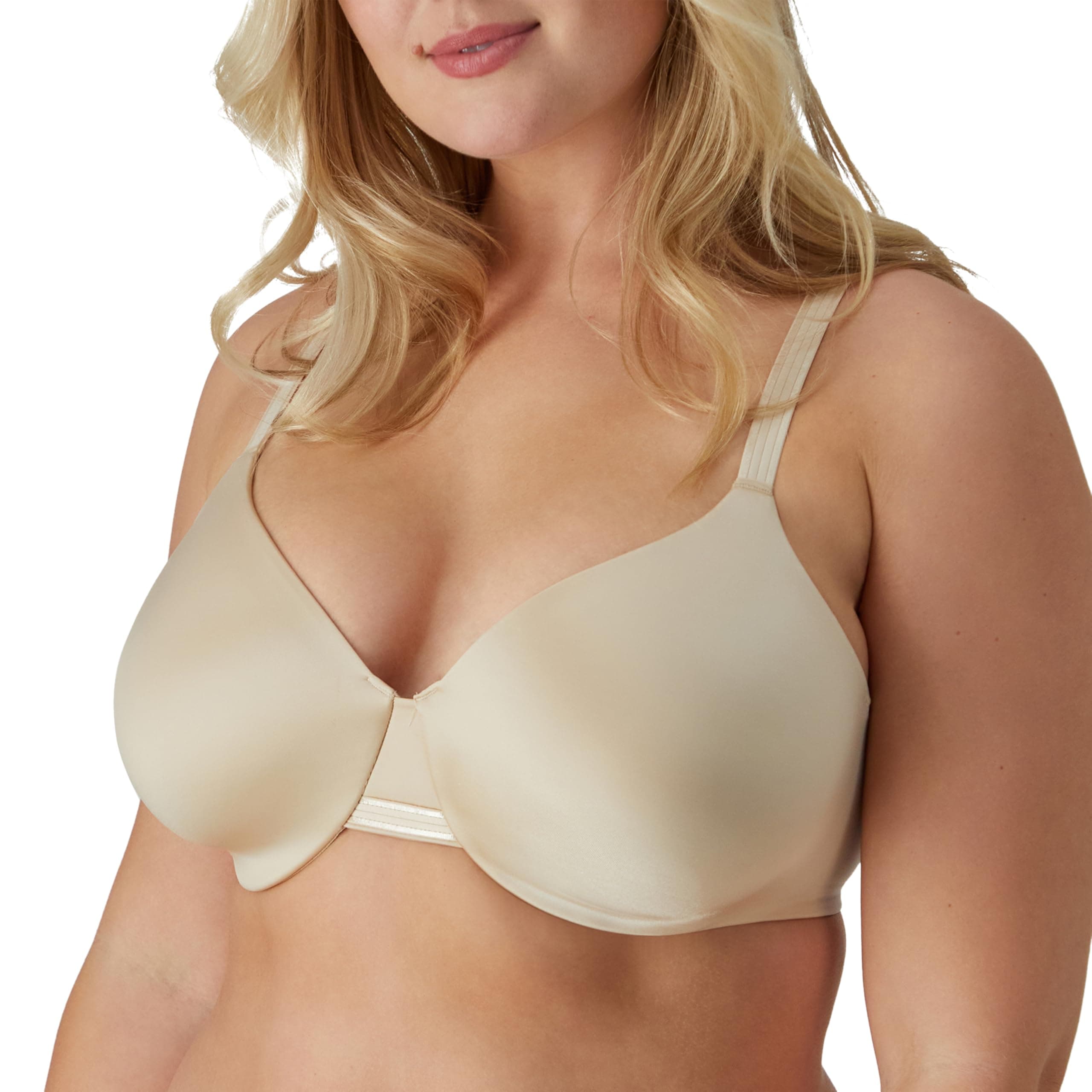 Women's Underwire Bra DF3W11, One Smooth U Back-Smoothing Bras for Women, Concealing, Full Coverage
