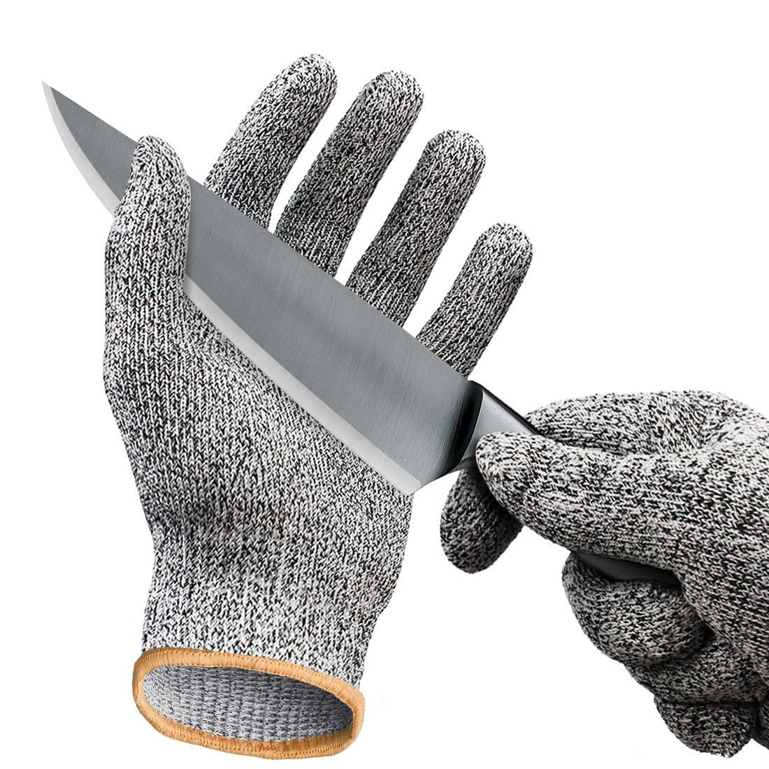 Cut Resistant Gloves for Wood Carving, Meat Cutting - with Level 5 Protection