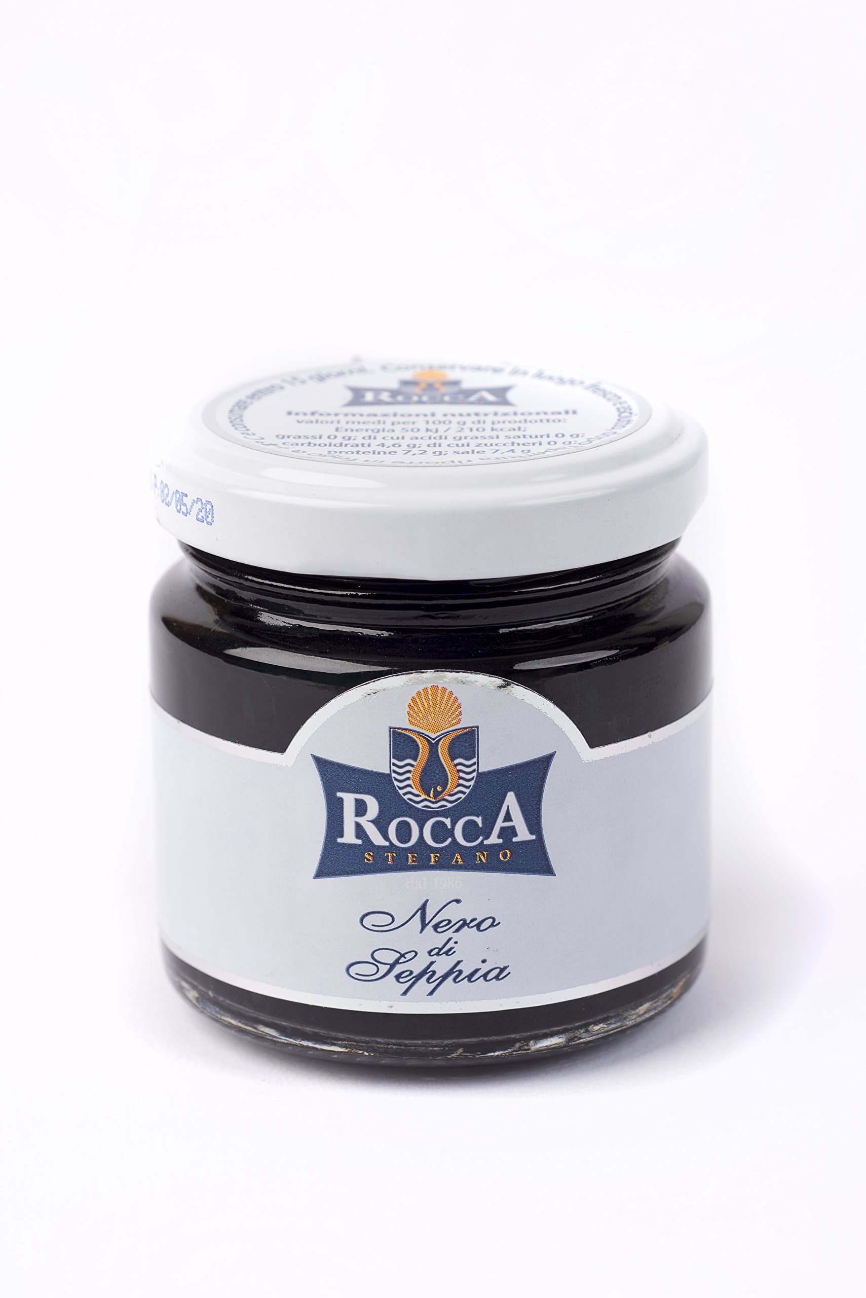 Squid Cuttlefish Ink, Tinta Calamar, Nero, 90g/ 3.2oz ea jar from Italy