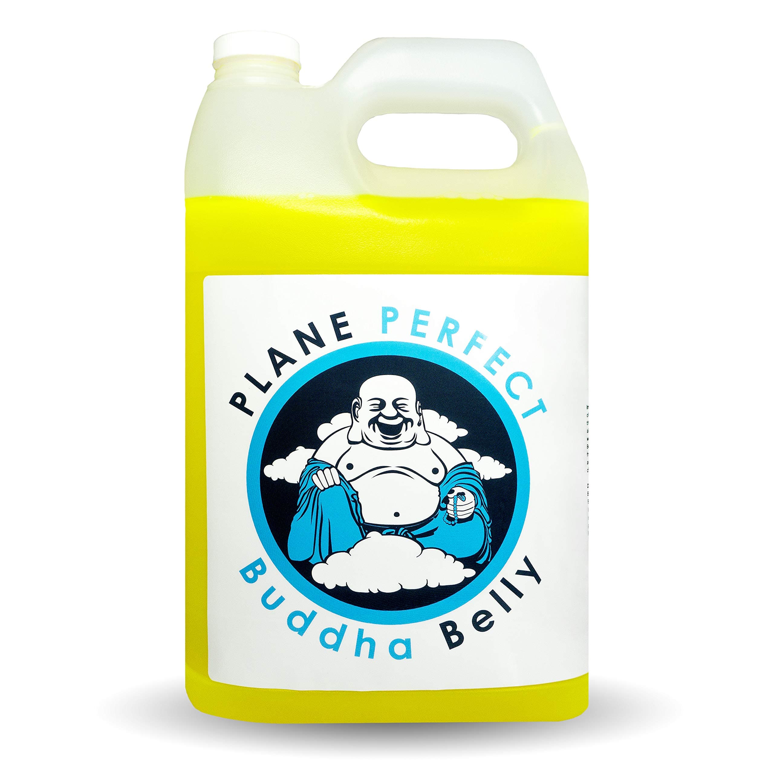 Plane Perfect Buddha Belly Oil & Grease Cleaner - Heavy Duty Aviation Grade Citrus Degreaser Spray - Multi Surface Cleaner for Automotive Engine, Aircraft, Car, Truck & RV | 1 Gallon