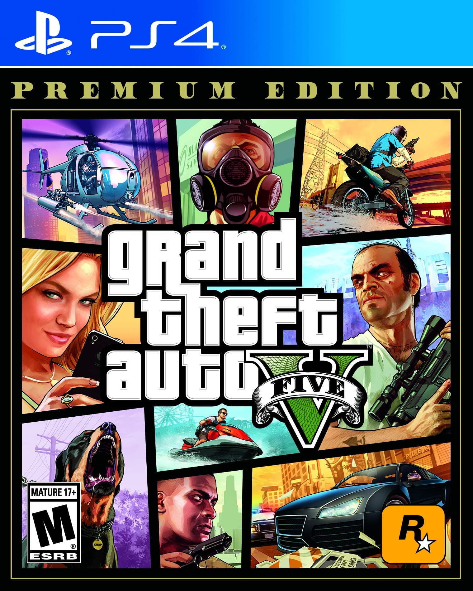 Grand Theft Auto V Premium Online Edition for PlayStation 4 StandardEdition