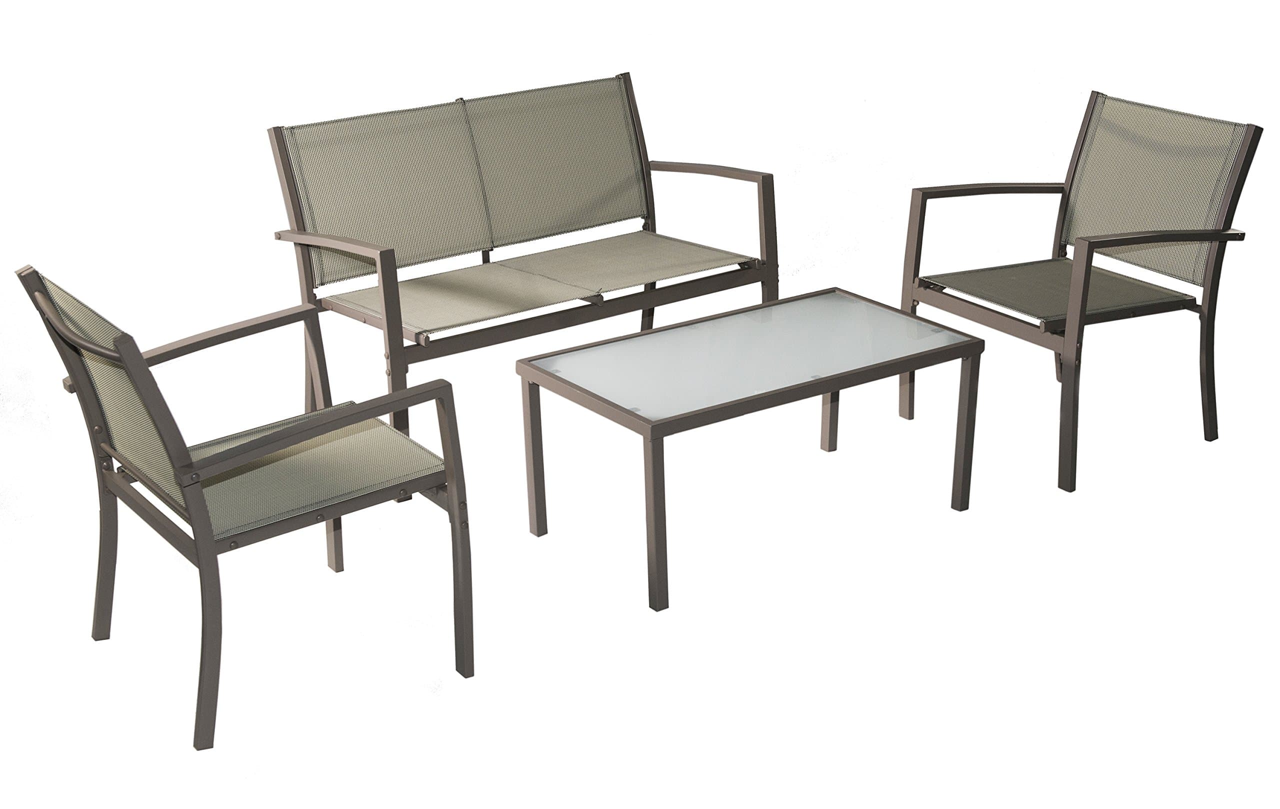 Traxion 4-211 Outdoor Patio Furniture Set, Beige