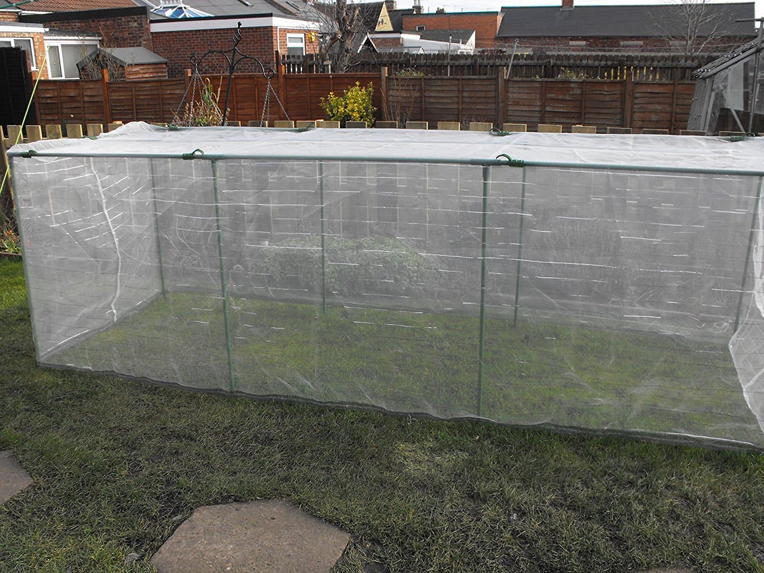 Fruit and Vegetable Protective Cage supplied with Insect Netting (2.4m long)