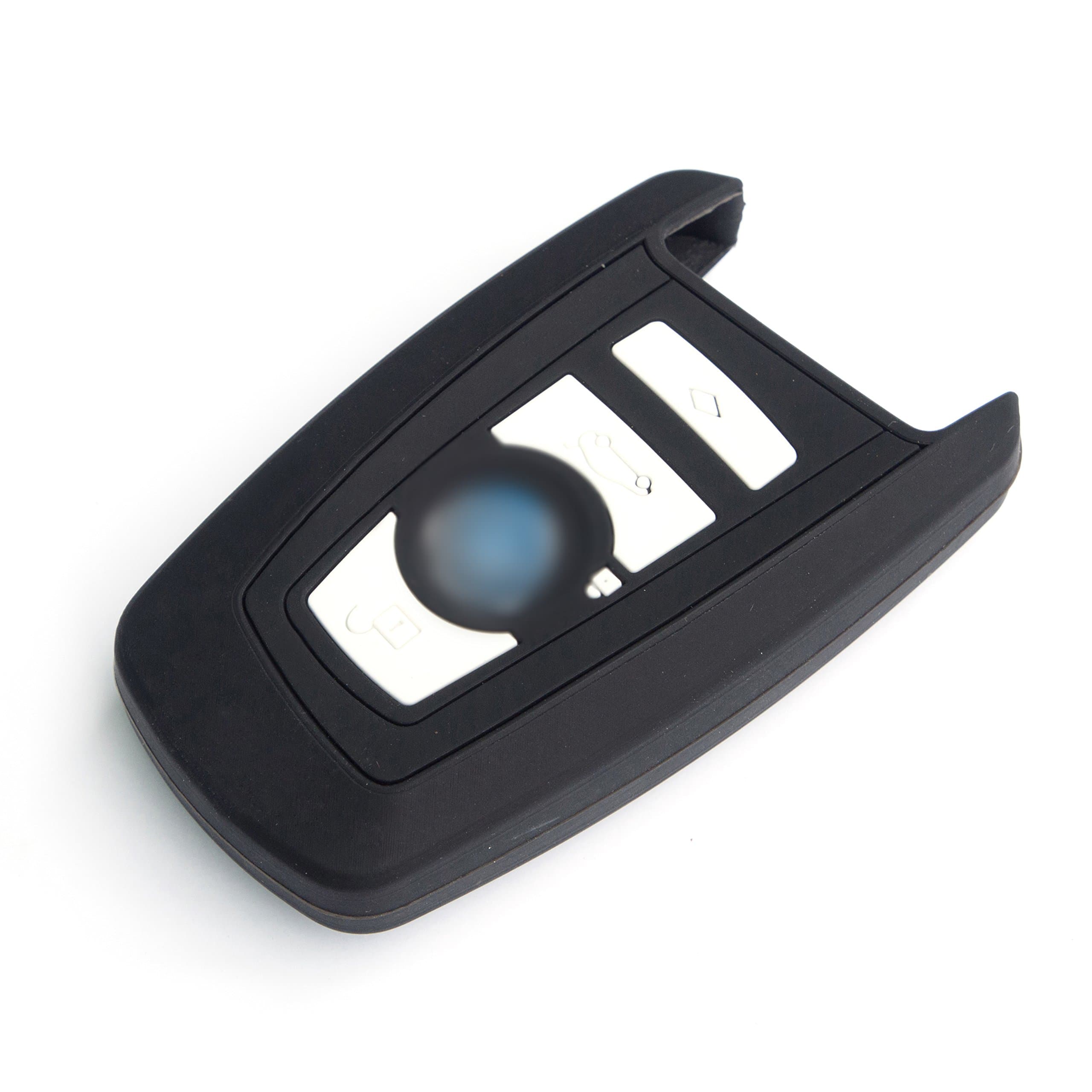 BMW Silicone Protecting Key Case Cover Fob Holder Fit for BMW 1 3 5 6 7 Series (Black)