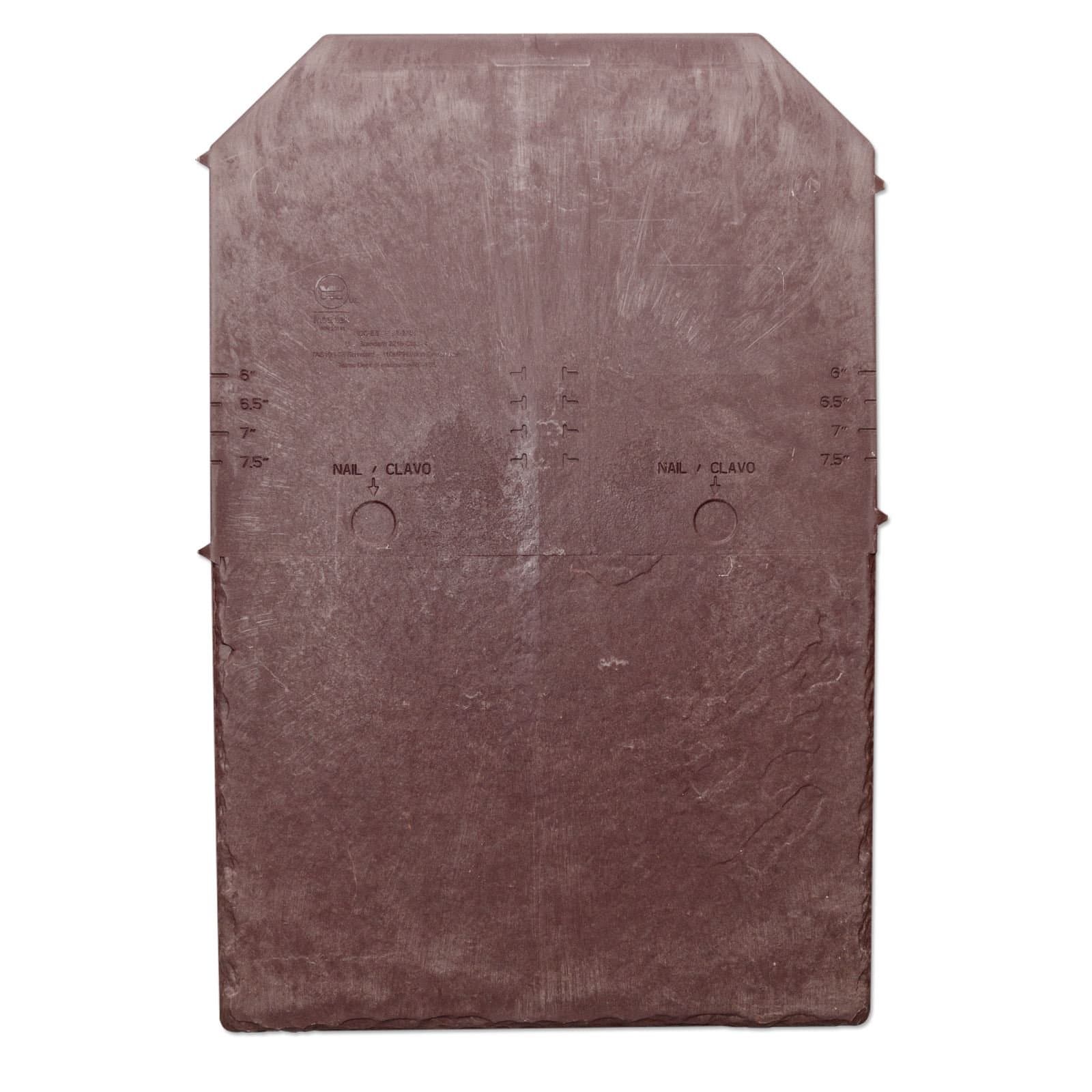Tapco Plastic Slates/Roof Tiles/Roof Shingles - Plum 706-25 Tile Pack