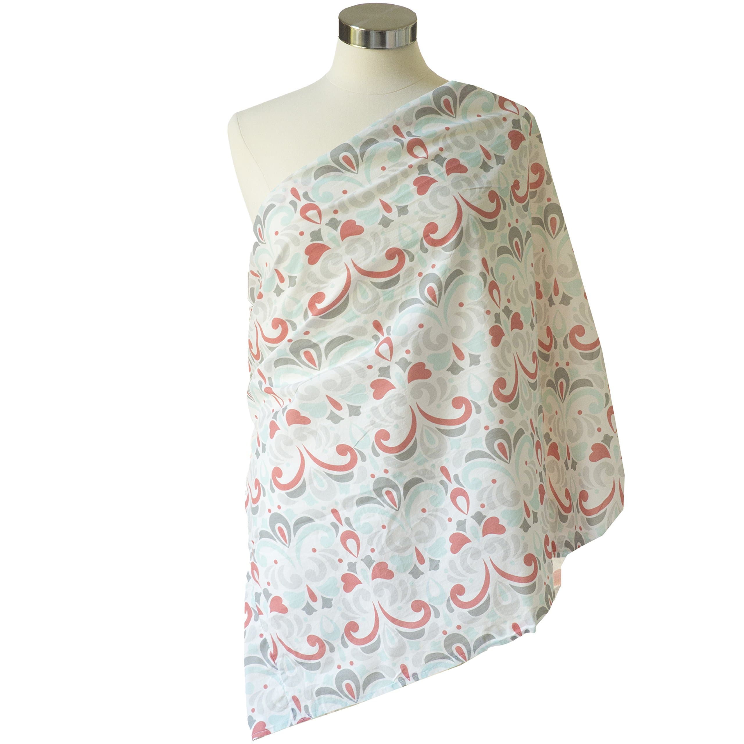 Itzy Ritzy Nursing Happens Muslin Infinity Breastfeeding Scarf (Brocade Bliss)