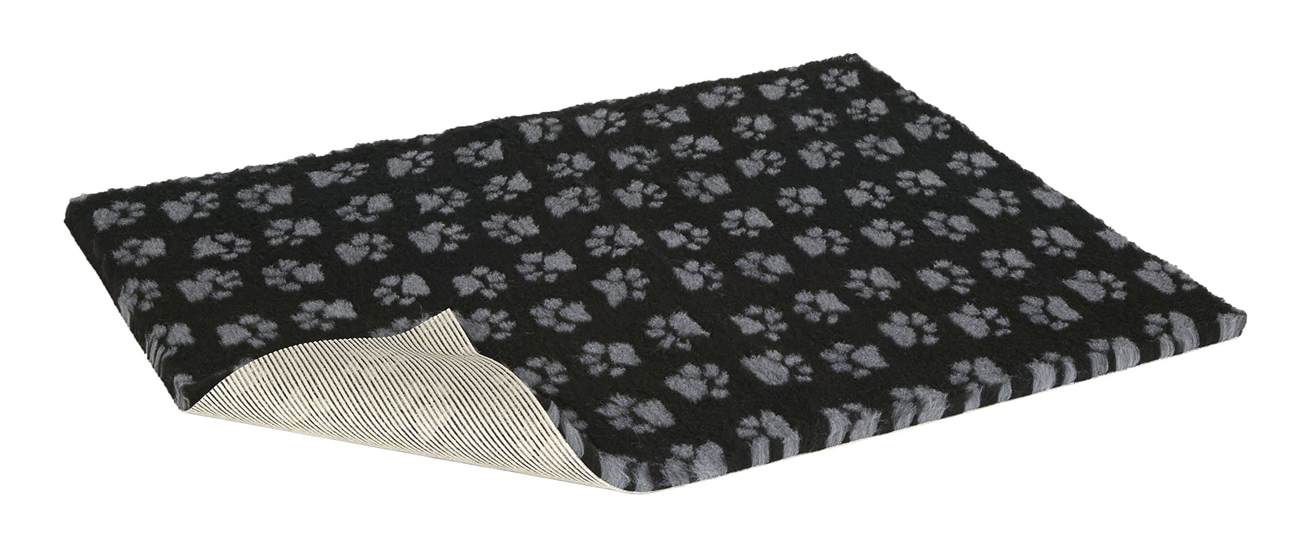 VetbedDog and Cat Bedding, Black with Grey Paws