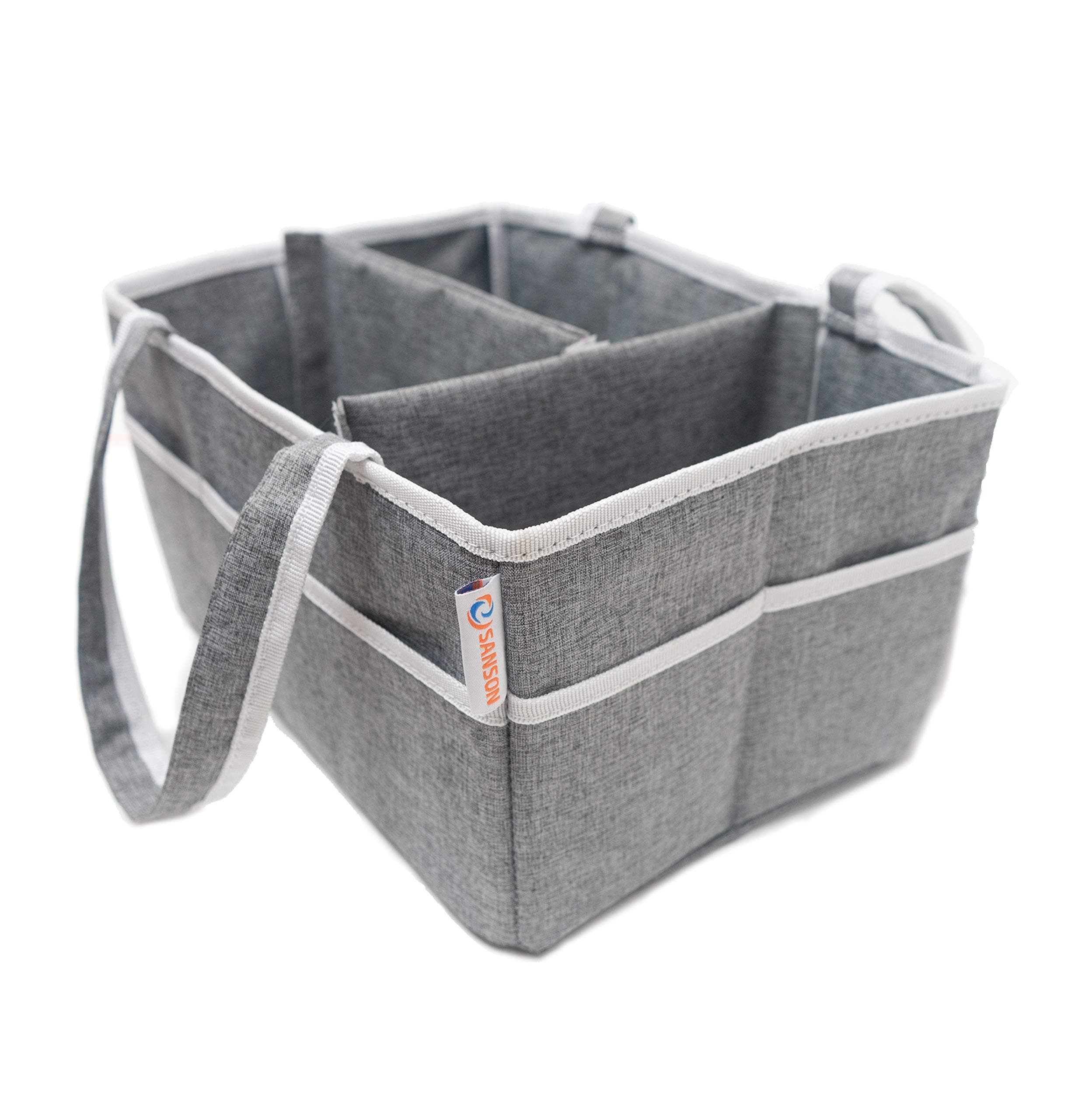 Tekola Sanson Diaper Caddy: Portable Baby Organizer Bag for Car, Home, and Travel - Includes Free Changing Mat!