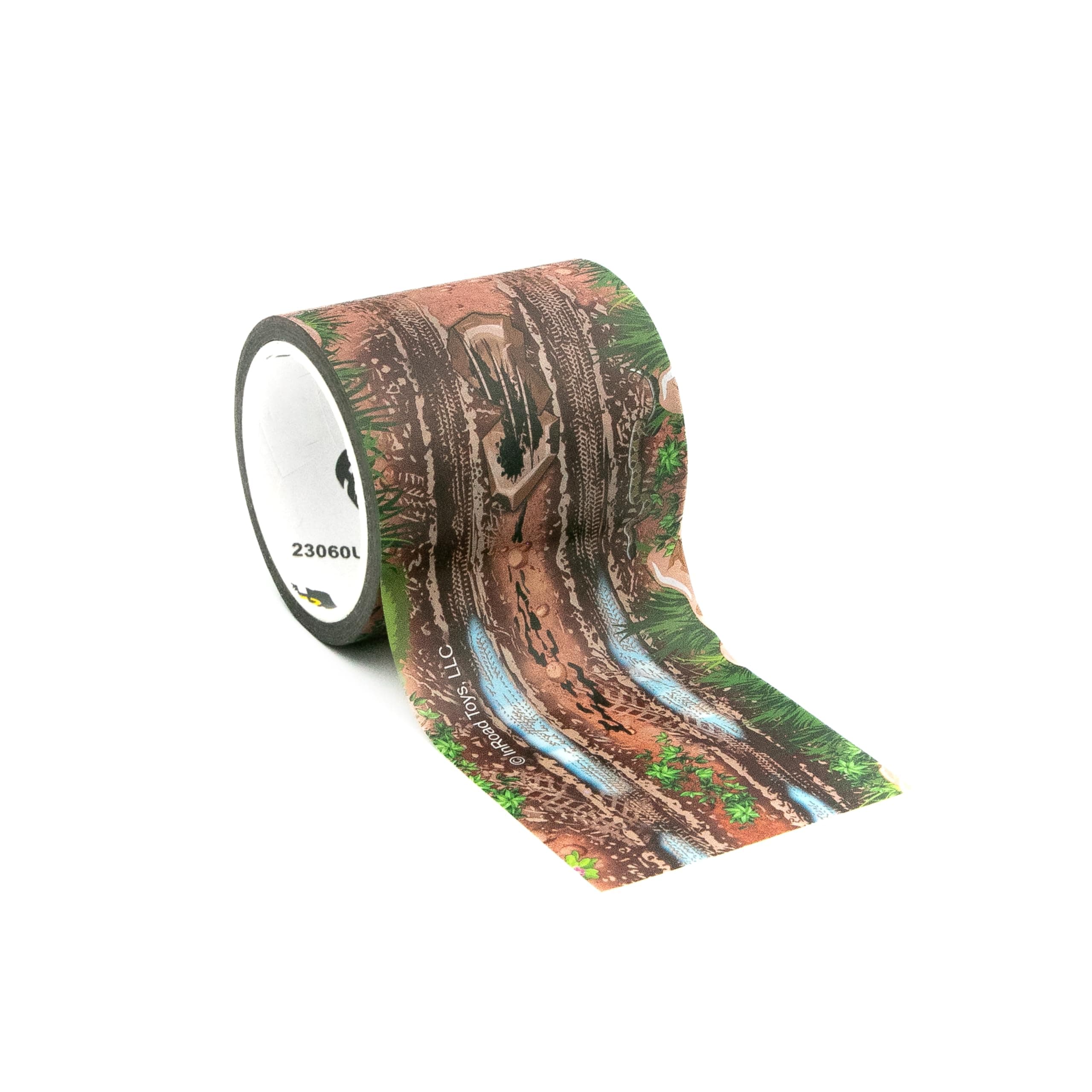 PlayTape Dirt Road Tape for Toy Cars - Sticks to Flat Surfaces, No Residue, 2 in. x 30 ft. Roll