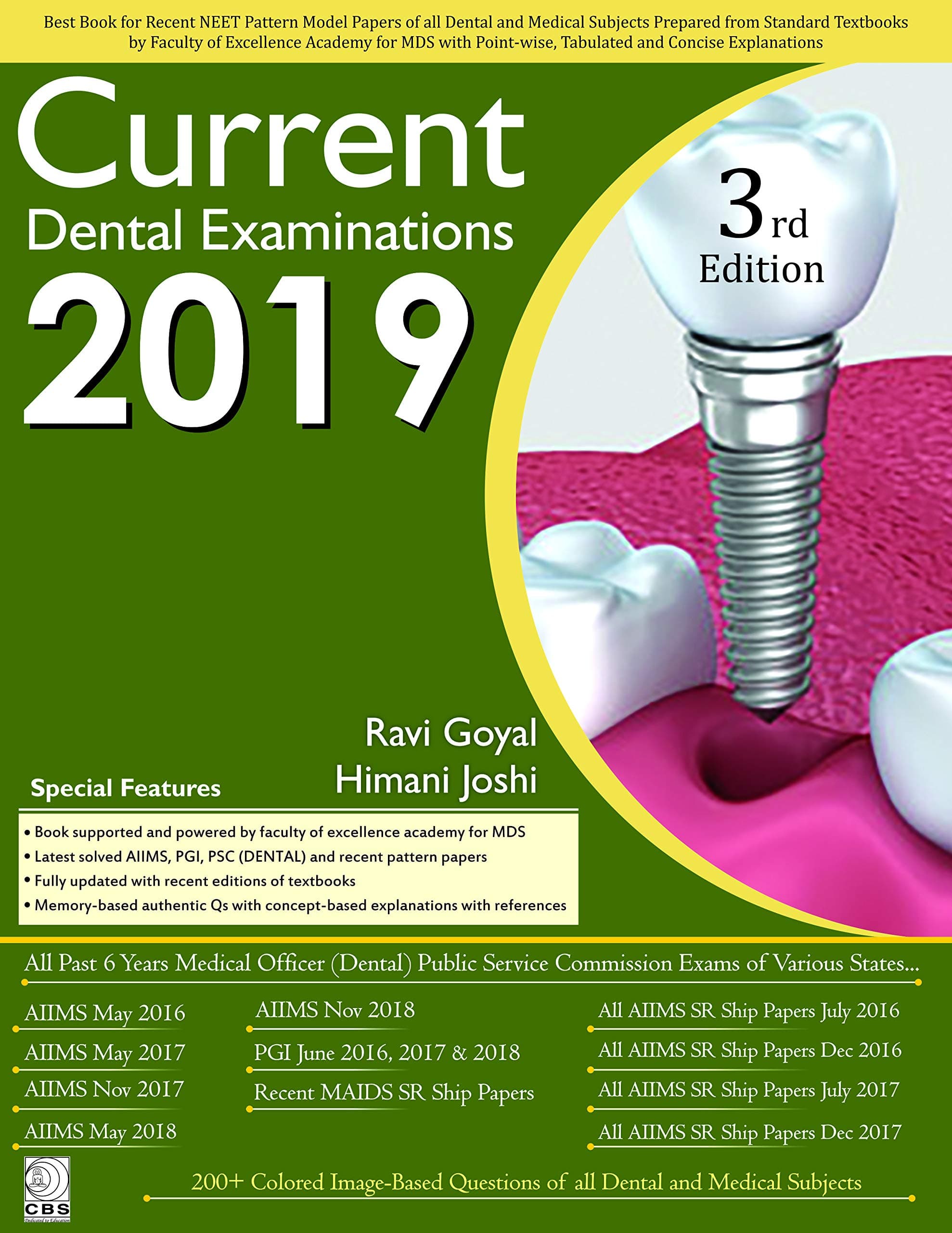 Current Dental Examinations 2019