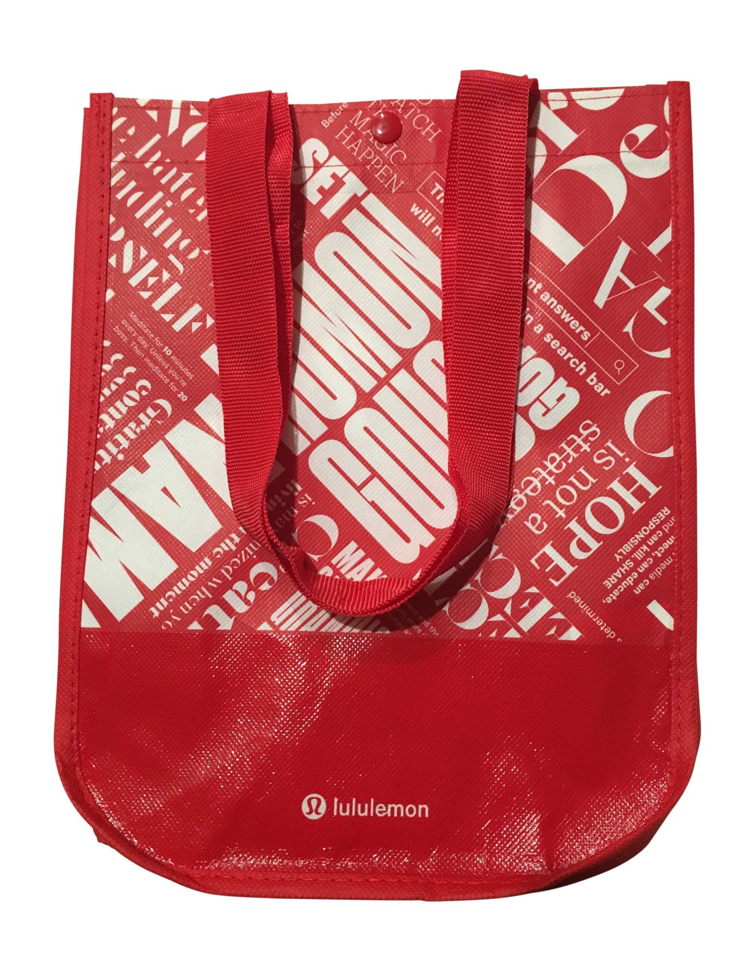 lululemon20th Anniversary Small Reusable Tote Carryall Gym Bag