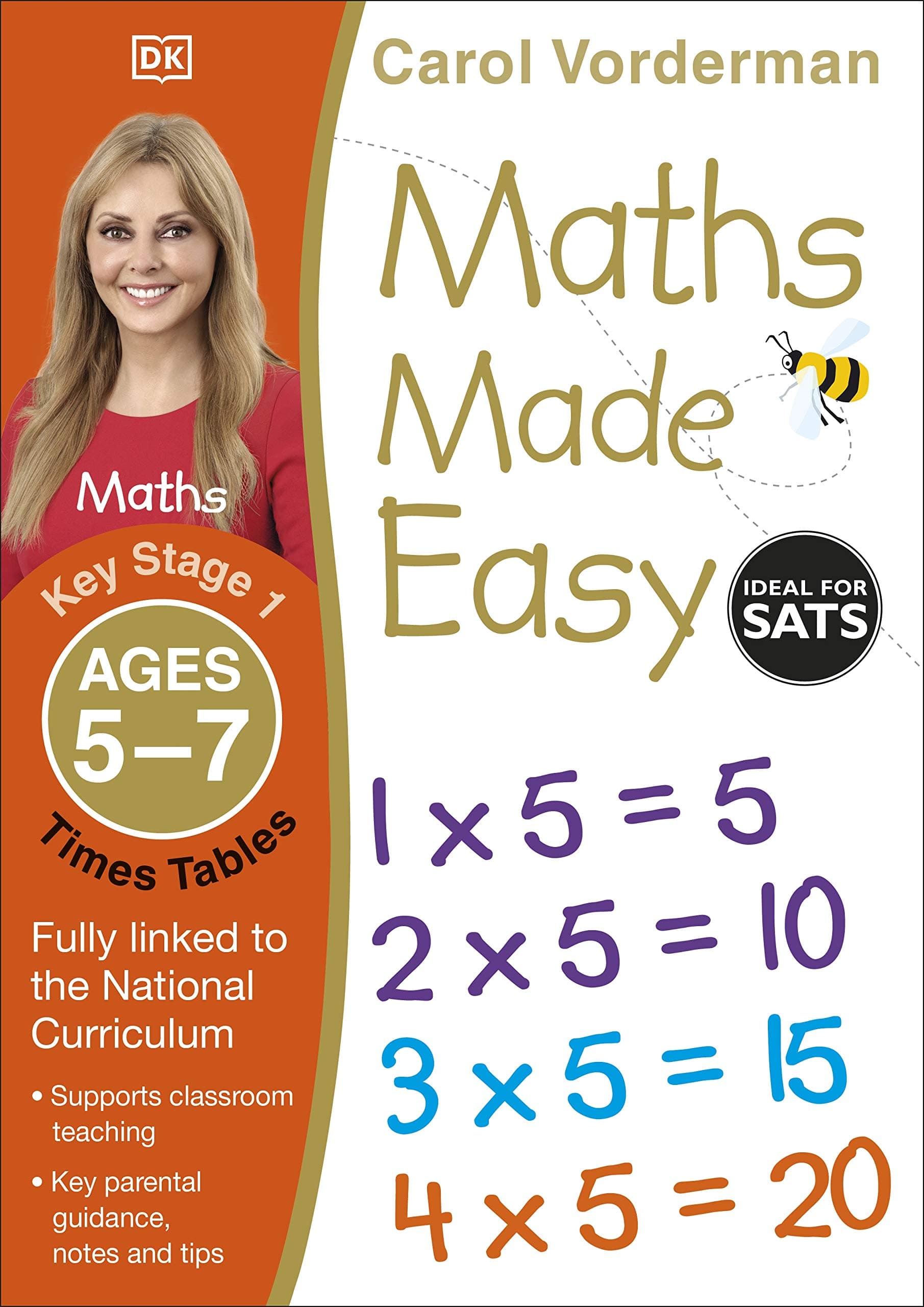DK Children Maths Made Easy Times Tables Ages 5-7 Key Stage 1 (Carol Vordermans Maths Made Easy)