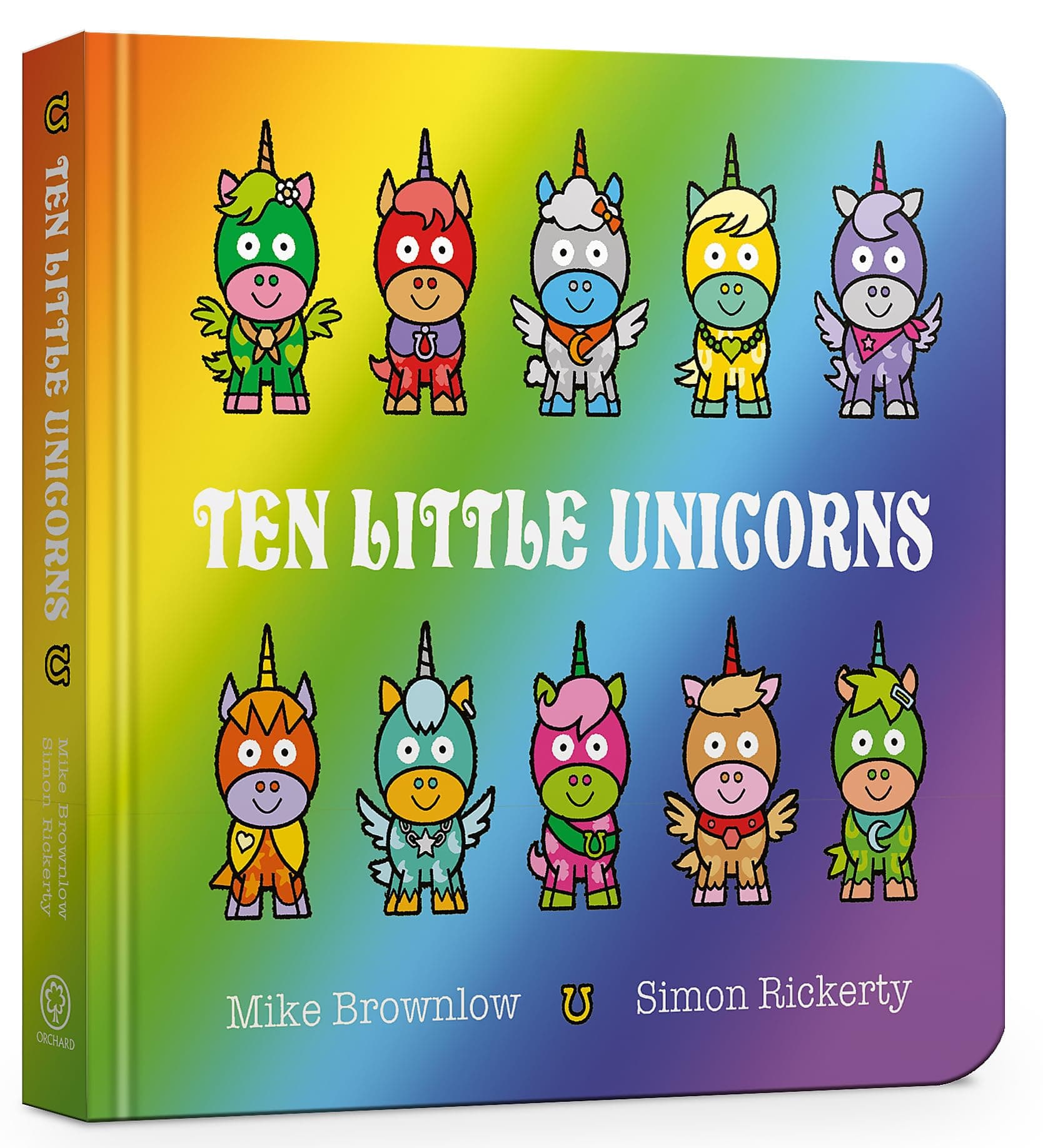Orchard Books Ten Little Unicorns Board