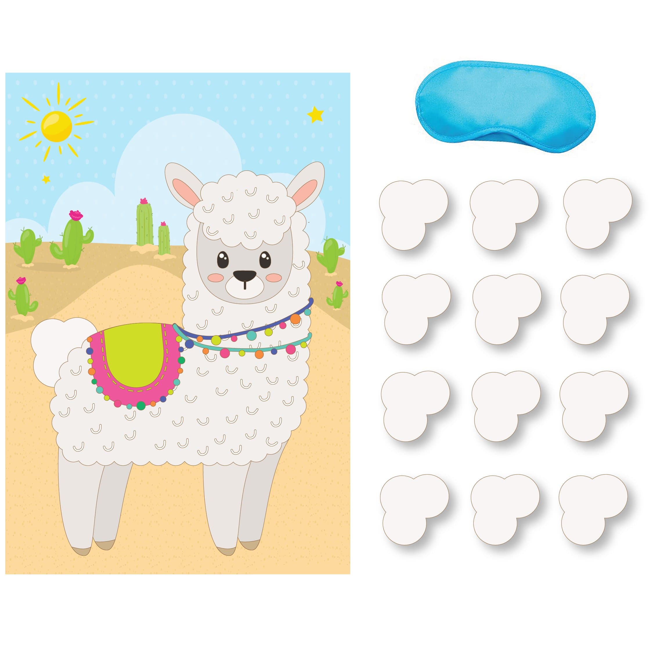 Pin the Tail on the Llama Game