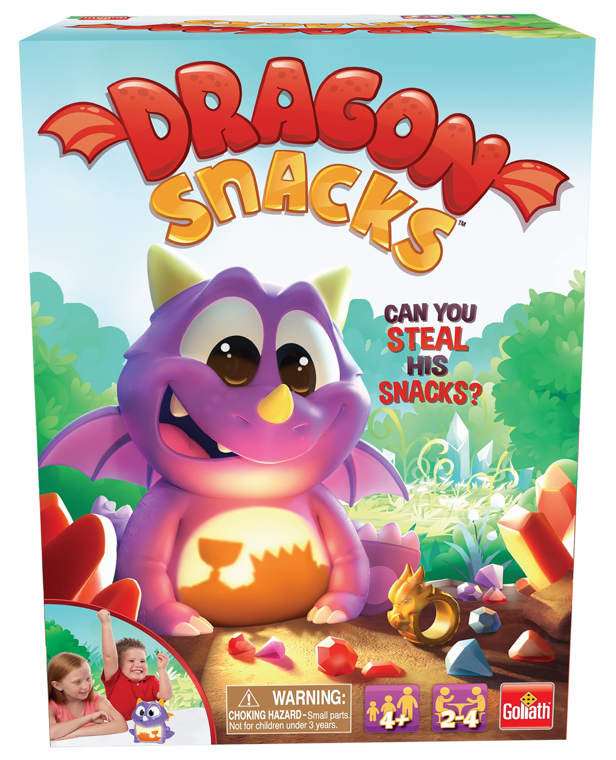 Goliath Dragon Snacks Game - Find The Treasure & Win