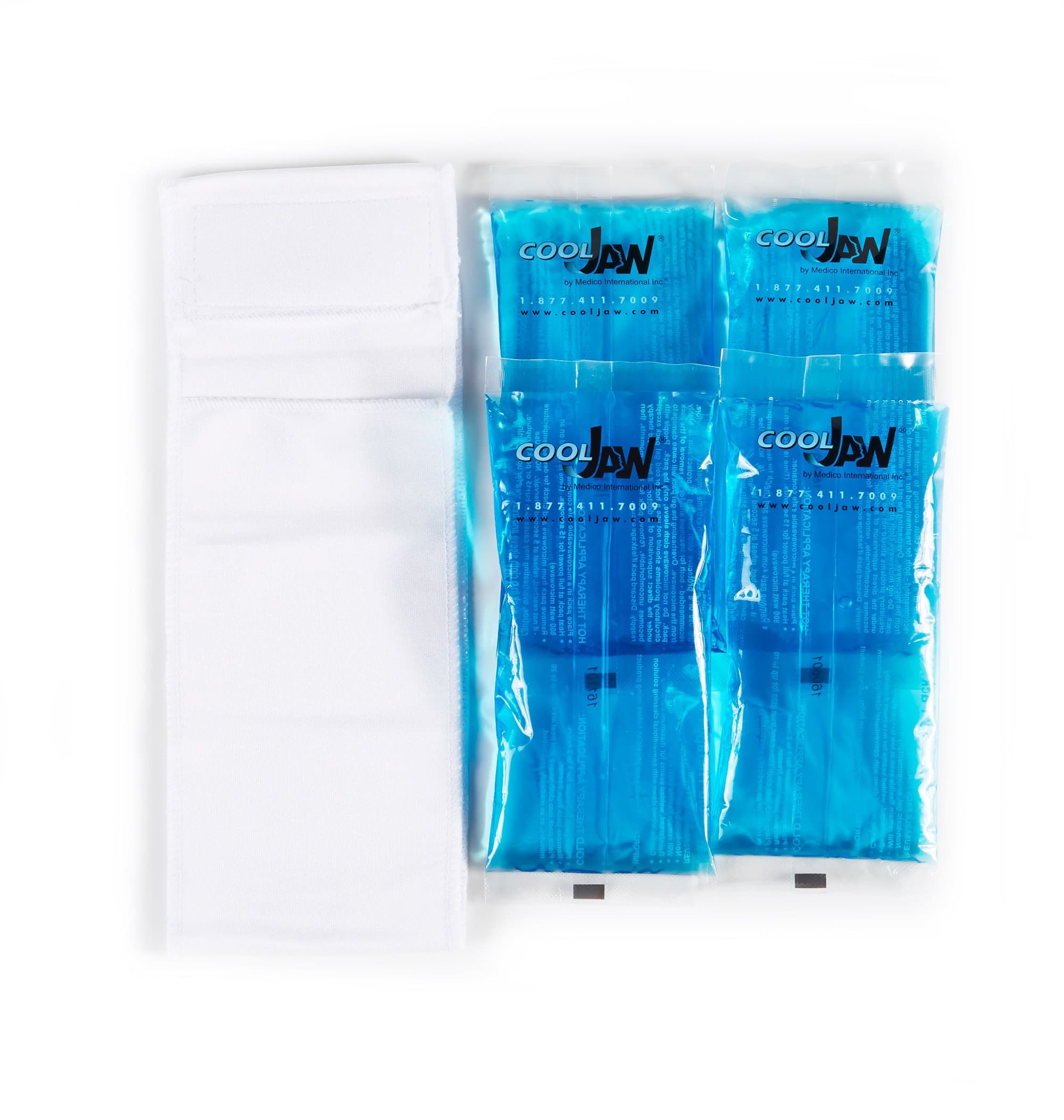 Jaw Wrap with 4 Hot & Cold Gel Packs by Cool Jaw
