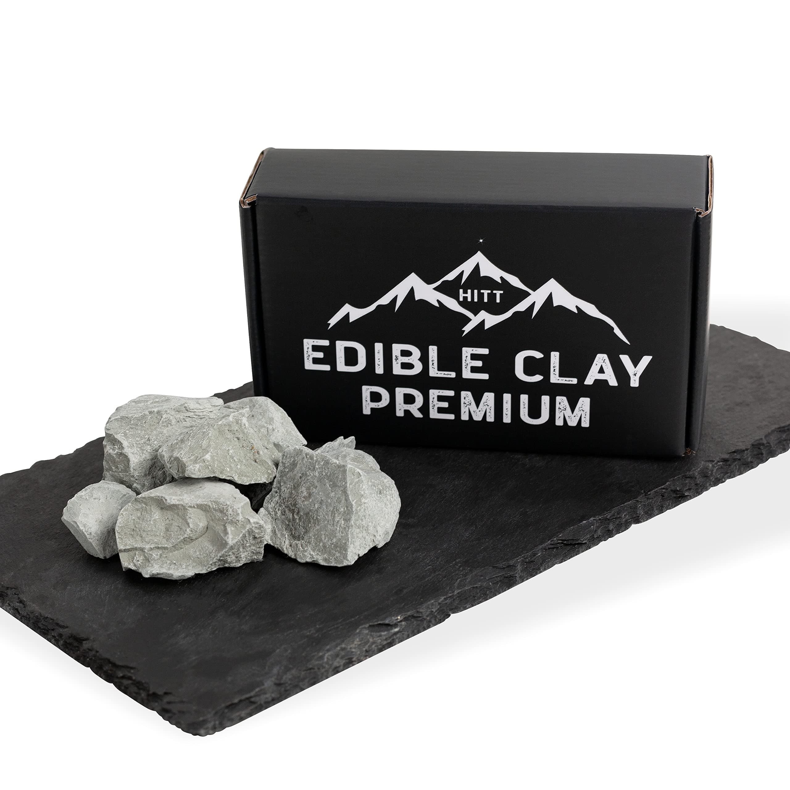 Premium Uzbek Blue Edible Clay — Salty Crunchy Dirt Chunks for Eating, PICA Cravings and ASMR Food Content Creators — Handpicked, Organic, Ready to Eat PICA Alternative Snack — 7 oz / 200 g