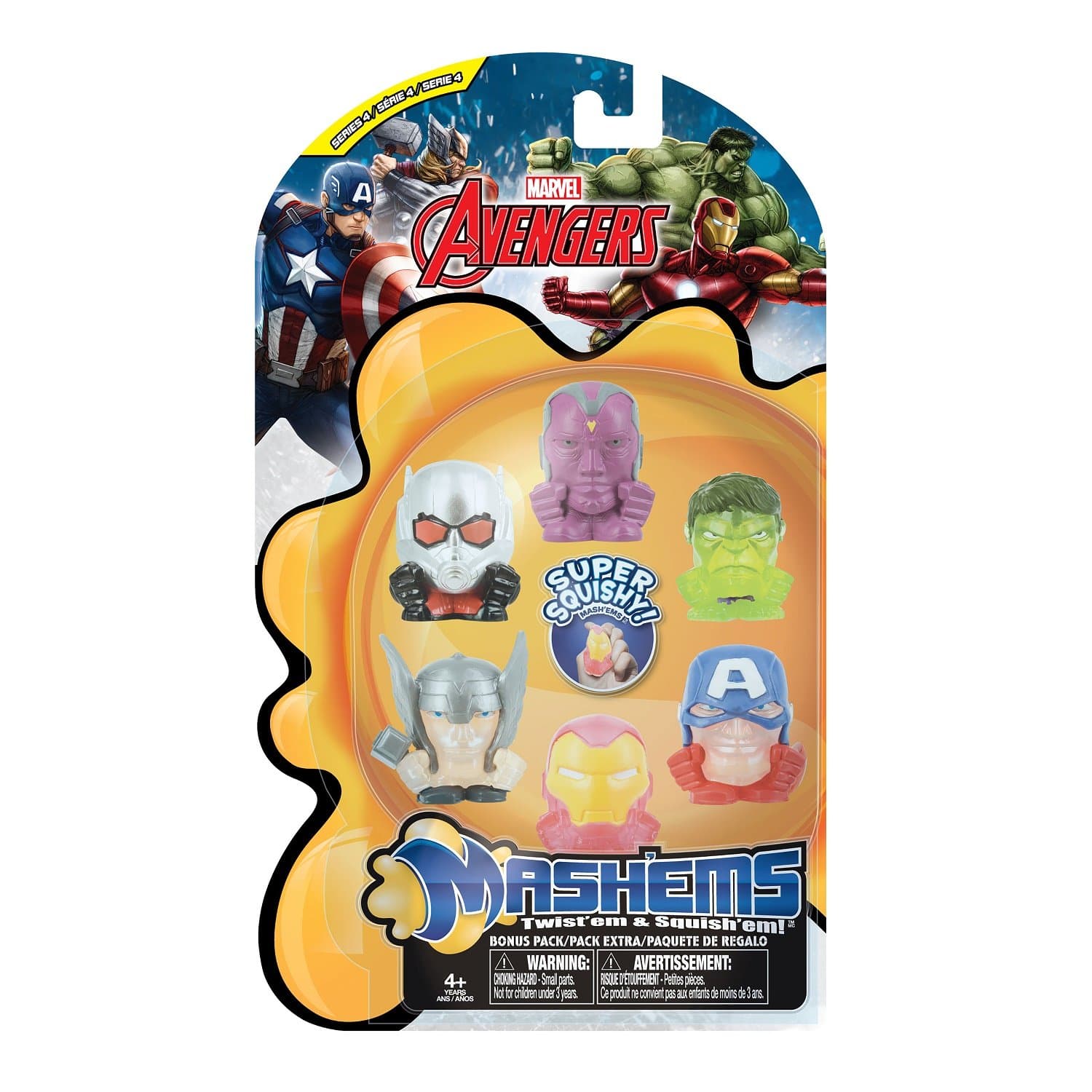 Tech 4 Kids Mash'ems Marvel Avengers Value Pack Action Figure